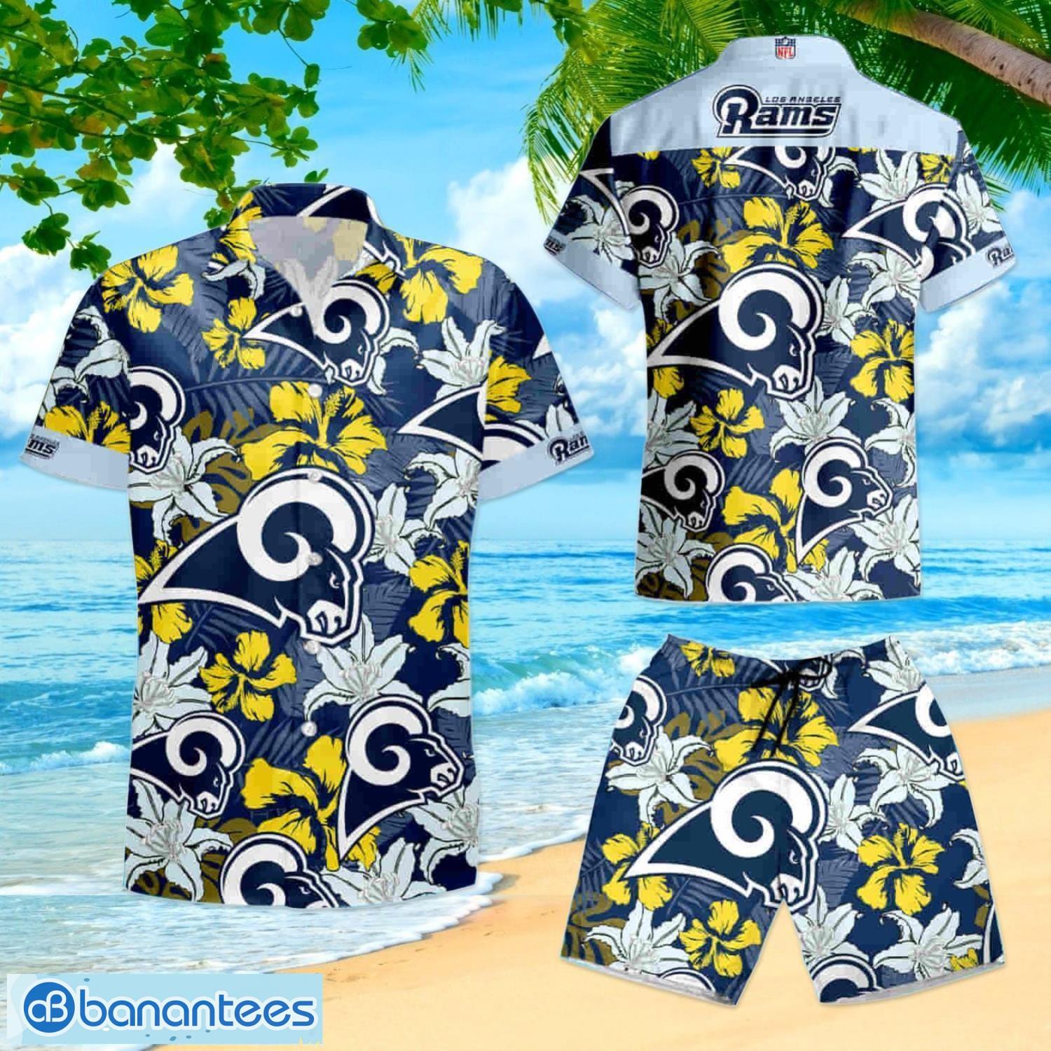 Los Angeles Rams Vitage Coconut Hawaiian Shirt And Shorts Summer Vacation  Gift - Banantees