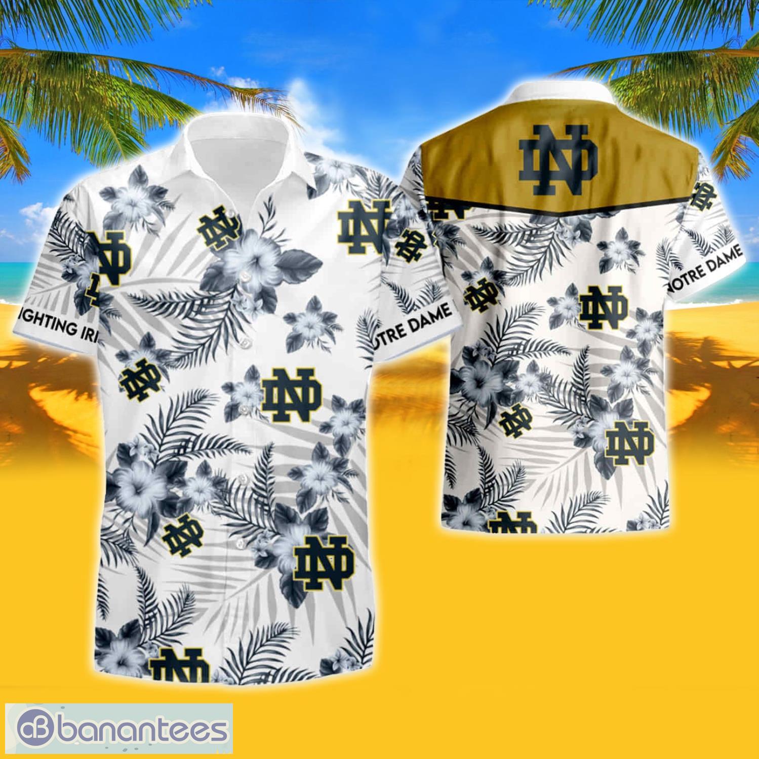 Notre Dame Fighting Irish Trending Hawaiian Shirt Gift For Fans -  Freedomdesign