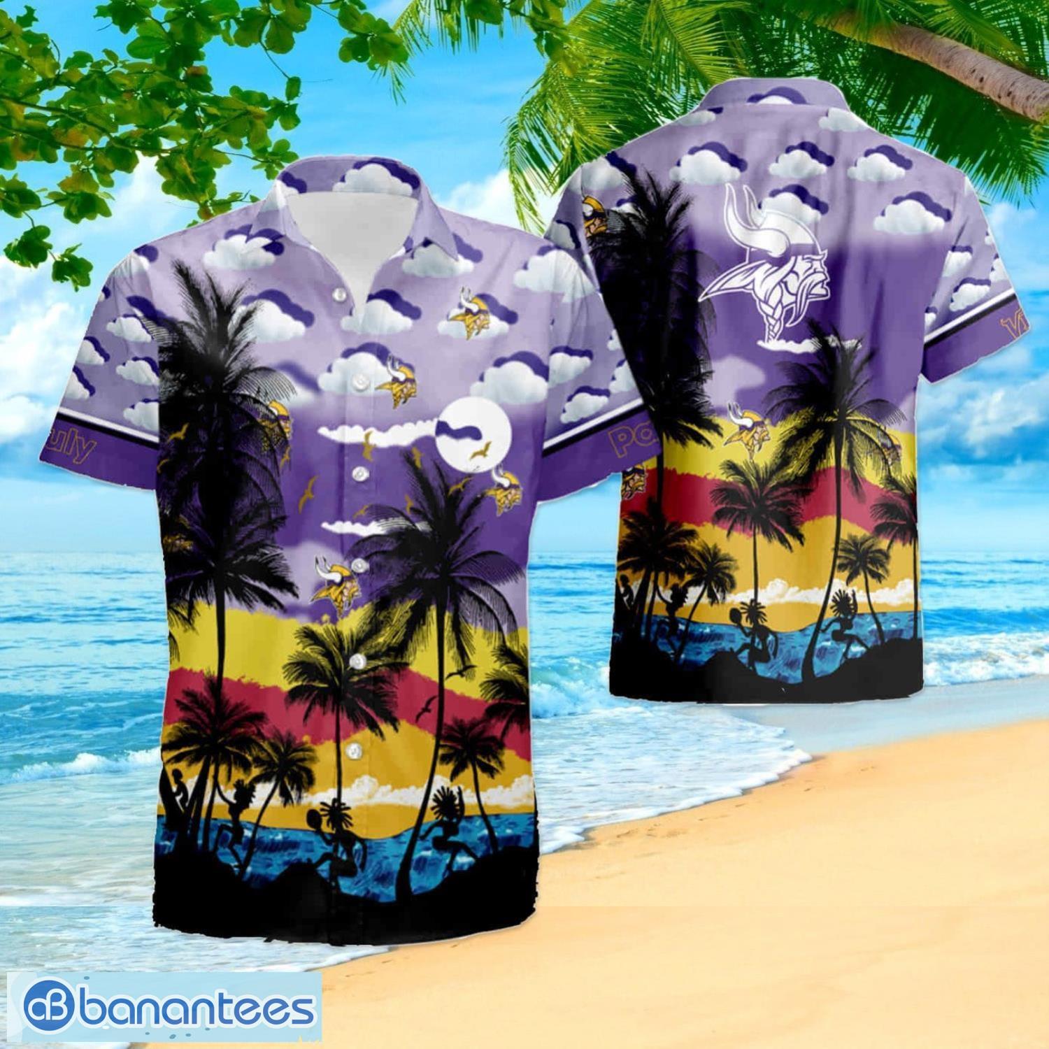 Minnesota Vikings 3D Hawaiian Shirt And Shorts For Men And Women Gift Fans  - Banantees