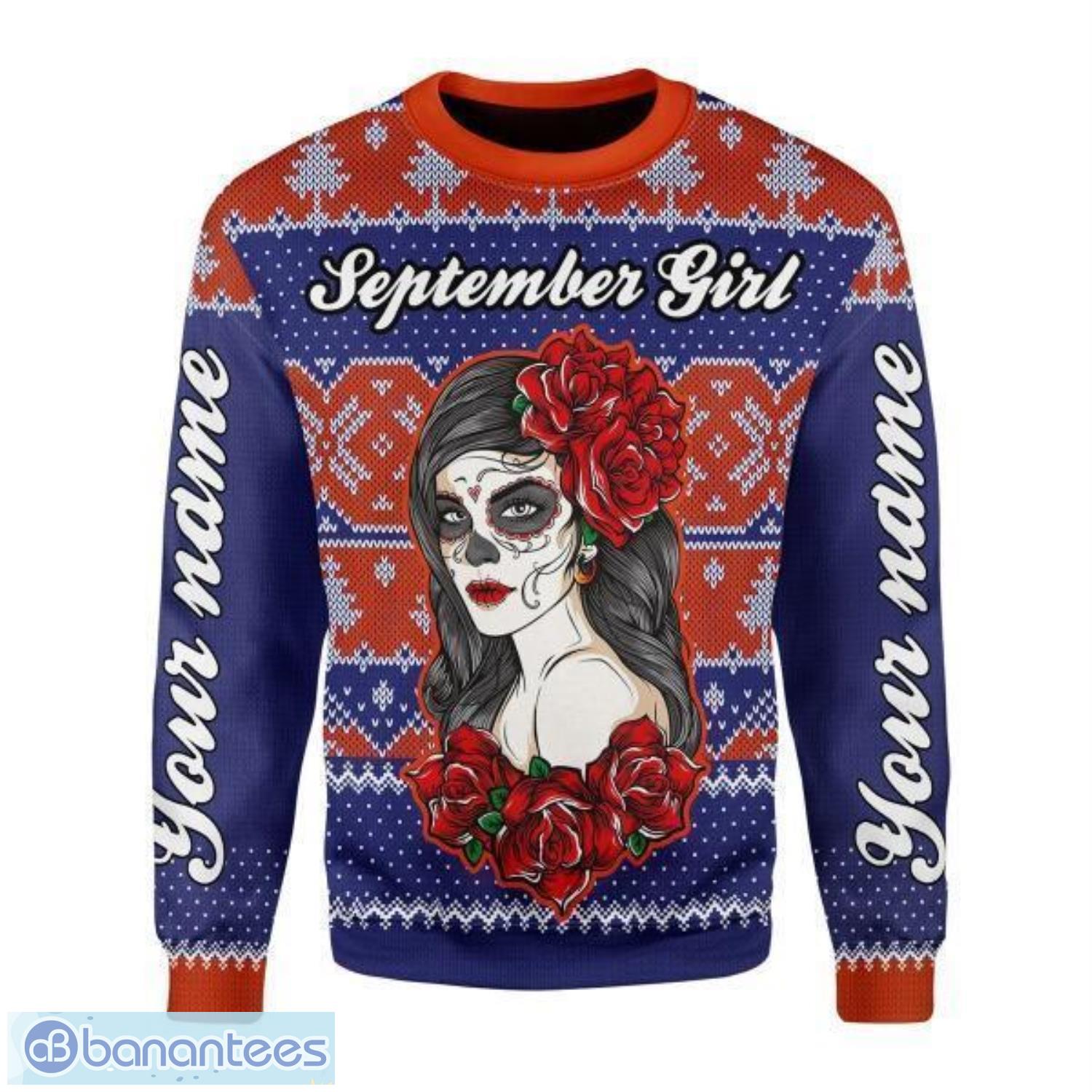 Personalized Name Girl Hated By Many Loved By Plenty 3D Ugly Christmas Sweater Christmas Gift  copy Product Photo 2