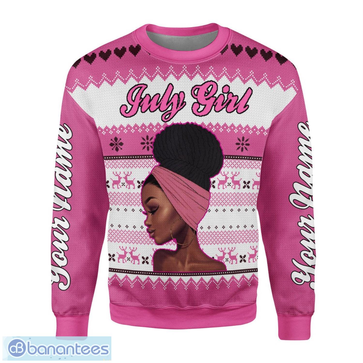 Personalized Name July Girl Im Not Getting Old I Am Just Becoming A Classic 3D Ugly Christmas Sweater Christmas Gift Product Photo 2