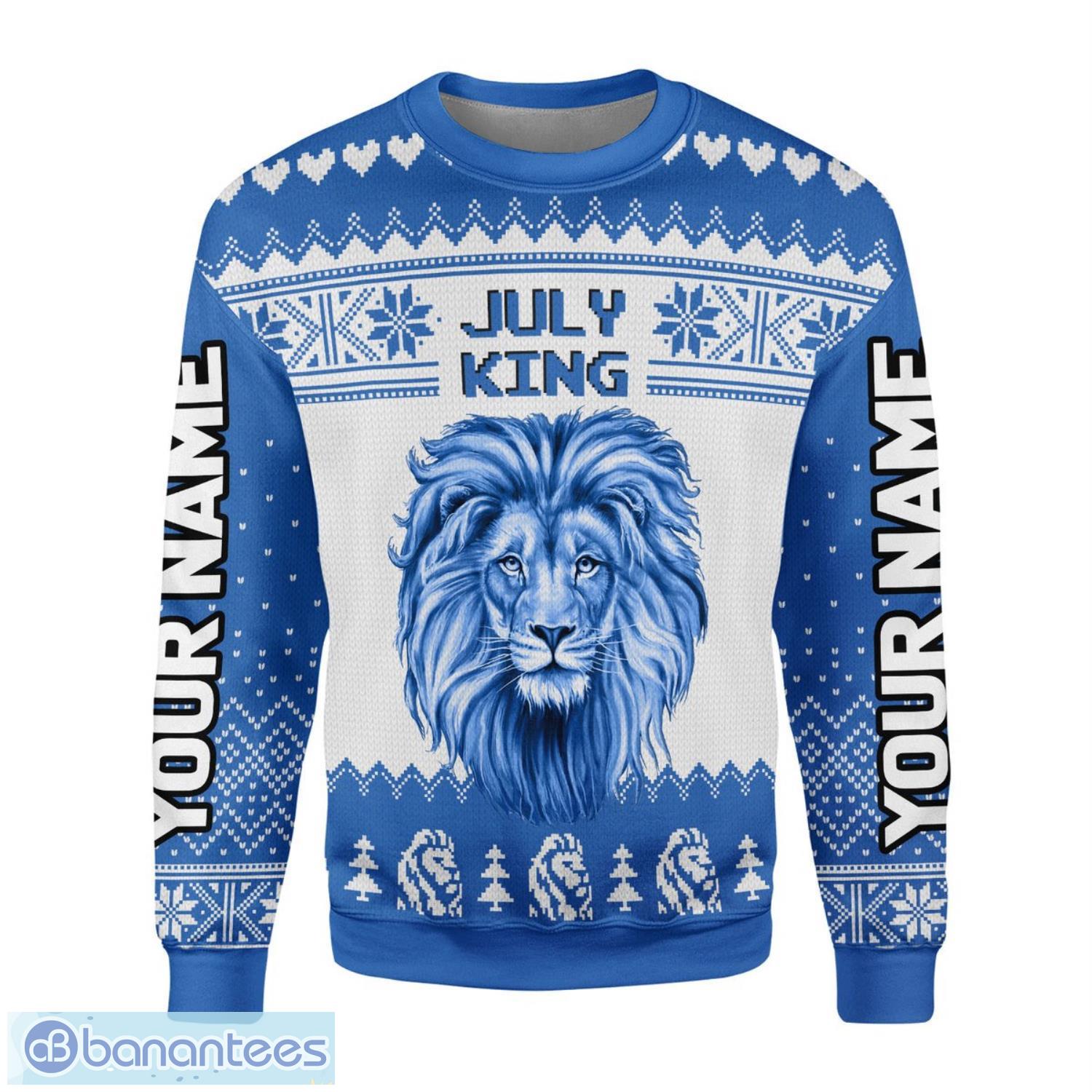 Personalized Name July Guy I Am The Kind Of Man 3D Ugly Christmas Sweater Christmas Gift Product Photo 2