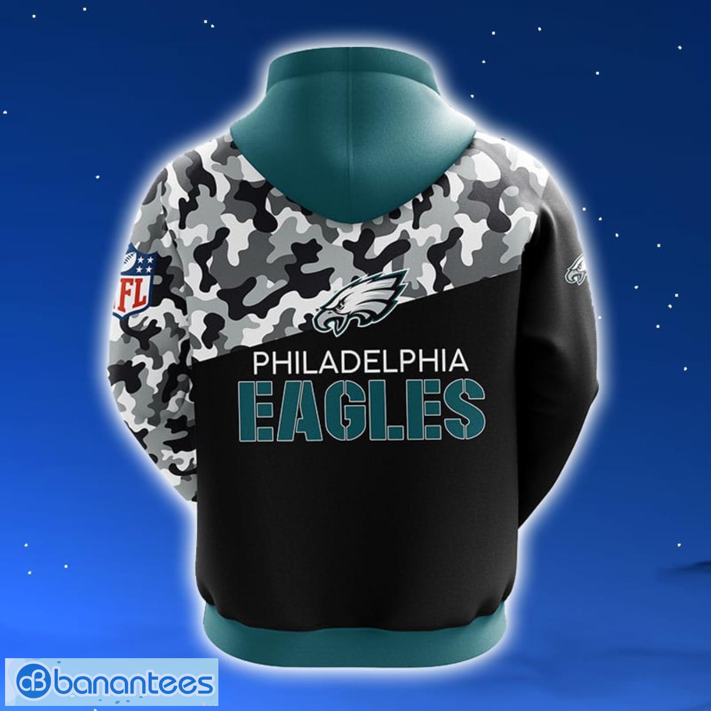 Philadelphia Eagles NFL Camouflage Green 3D Hoodie Zip Hoodie For Men And Women Sport Gift Product Photo 2