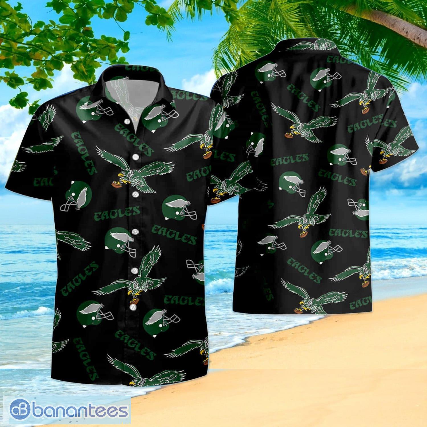 Philadelphia Eagles Retro Logo Hawaiian Shirt