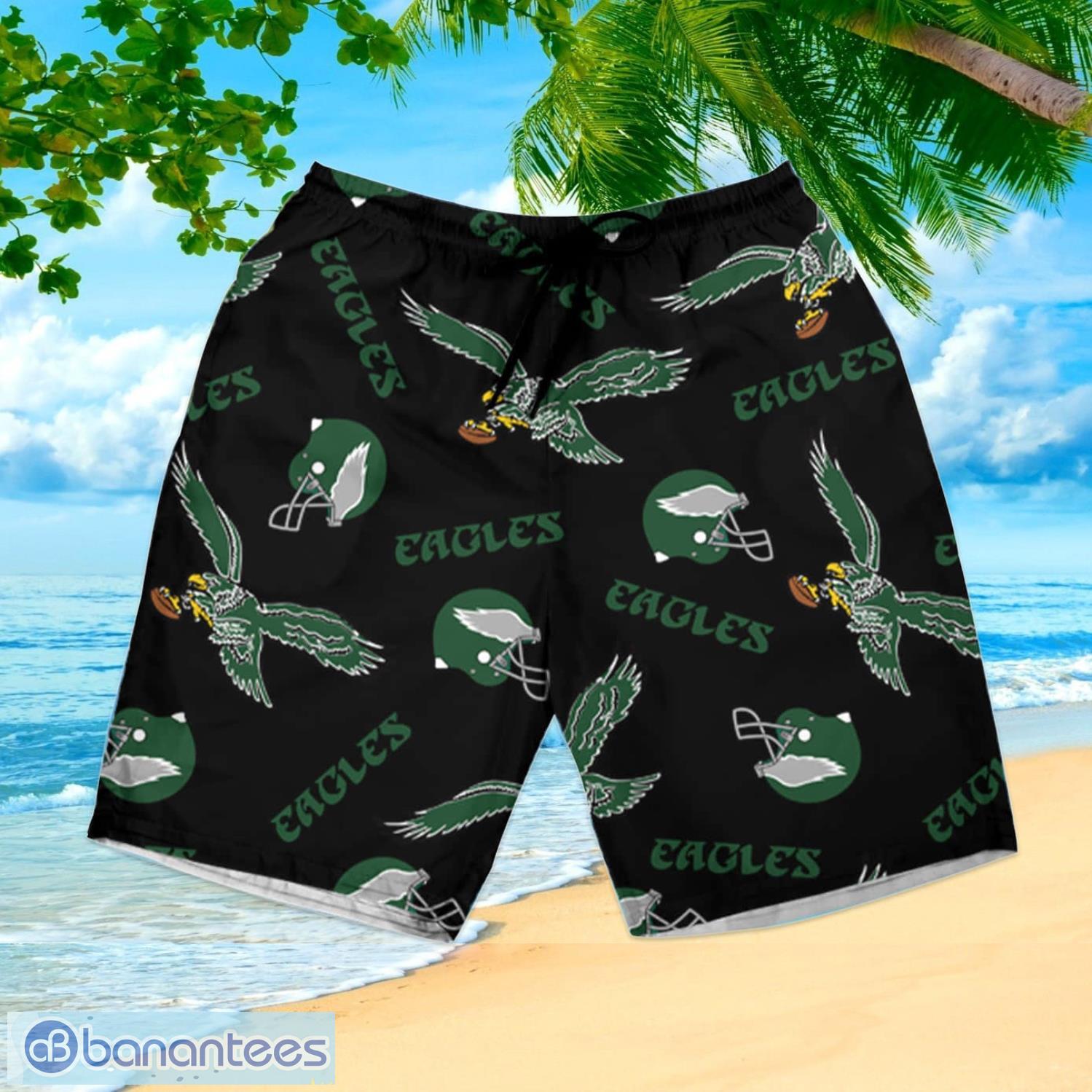 Philadelphia Eagles Retro Logo Hawaiian Shirt