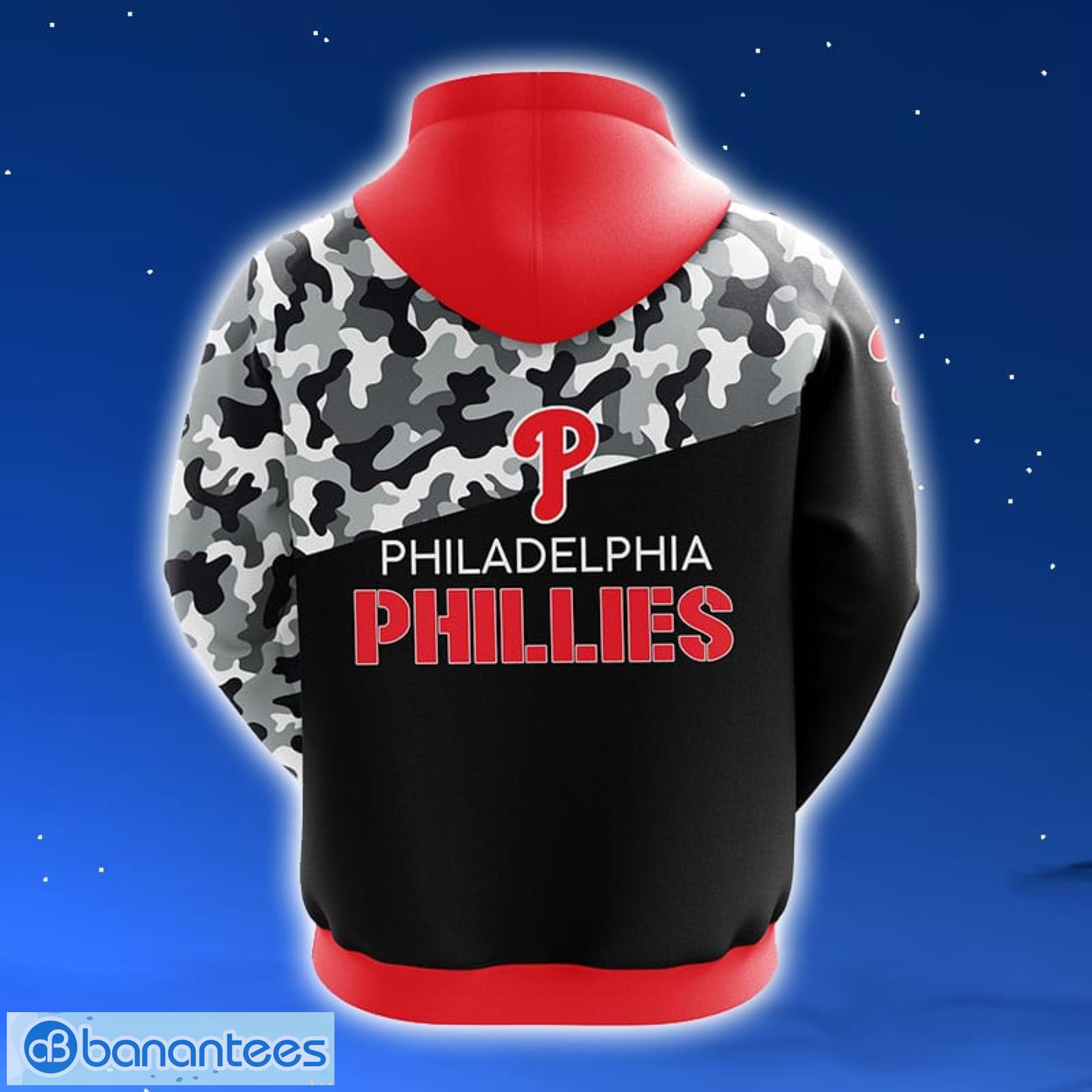 MLB Philadelphia Phillies Red Unisex 3D Hoodie Zip Hoodie For Men And Women  Sport Gift - Banantees