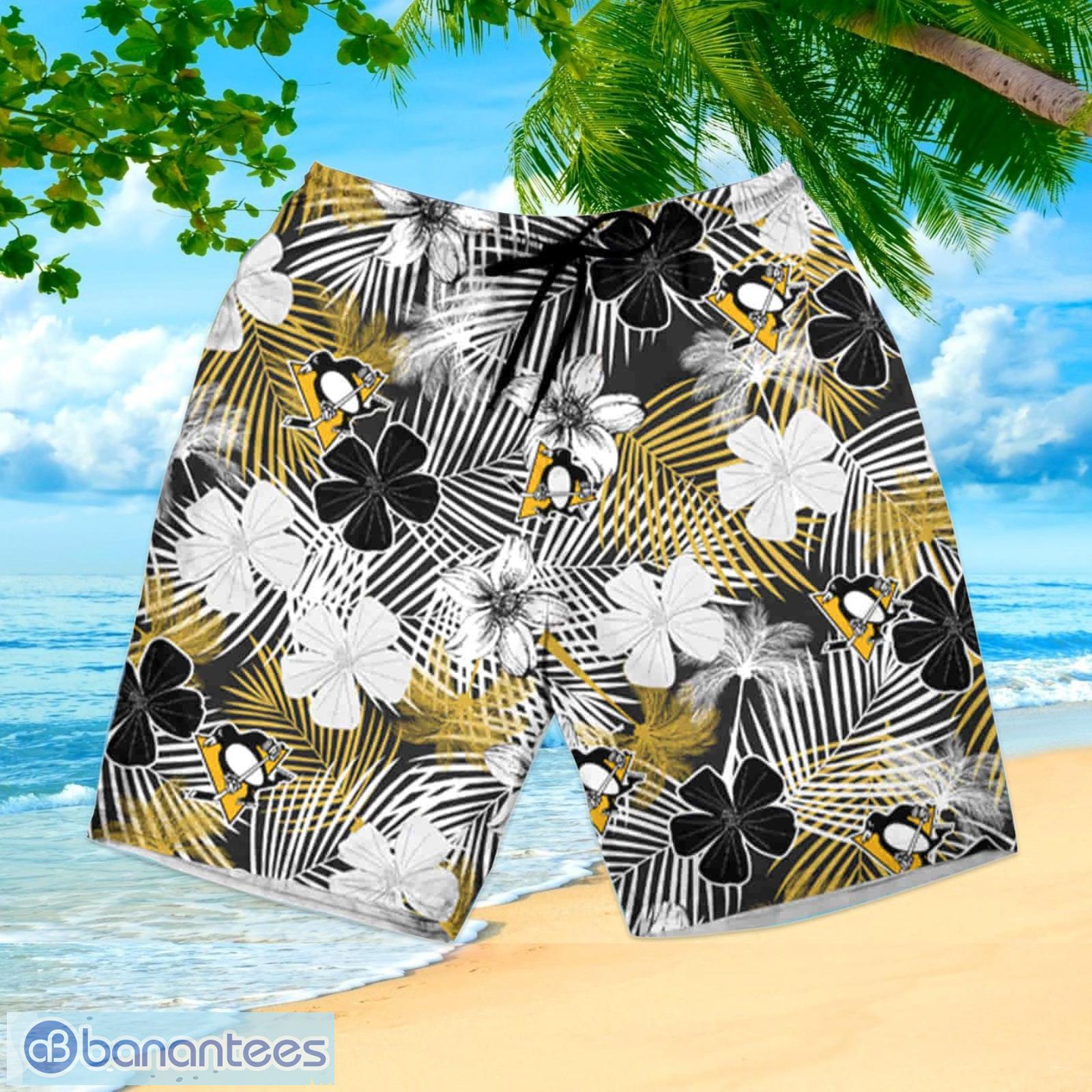 Pittsburgh Steelers Tommy Bahama 2023 Summer Hawaiian Shirt And Shorts -  Banantees