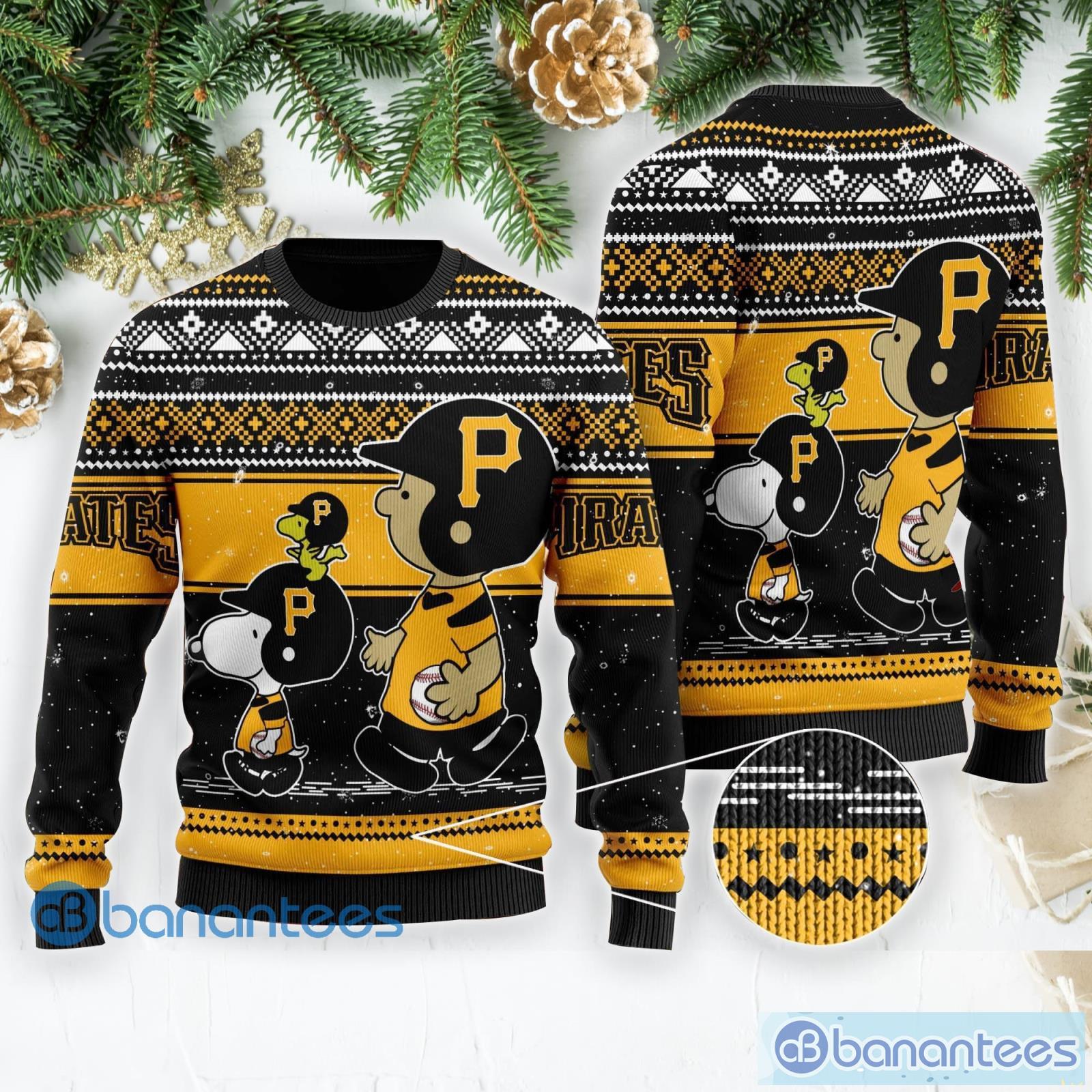 Pittsburgh Pirates Shop Champion Teamwear Ugly Christmas Sweater Gift  Holidays - Banantees