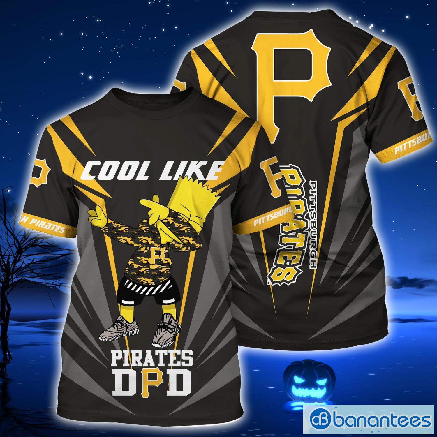 Pittsburgh Pirates Sport Fans 3D T-Shirt Gift For Dad - Banantees