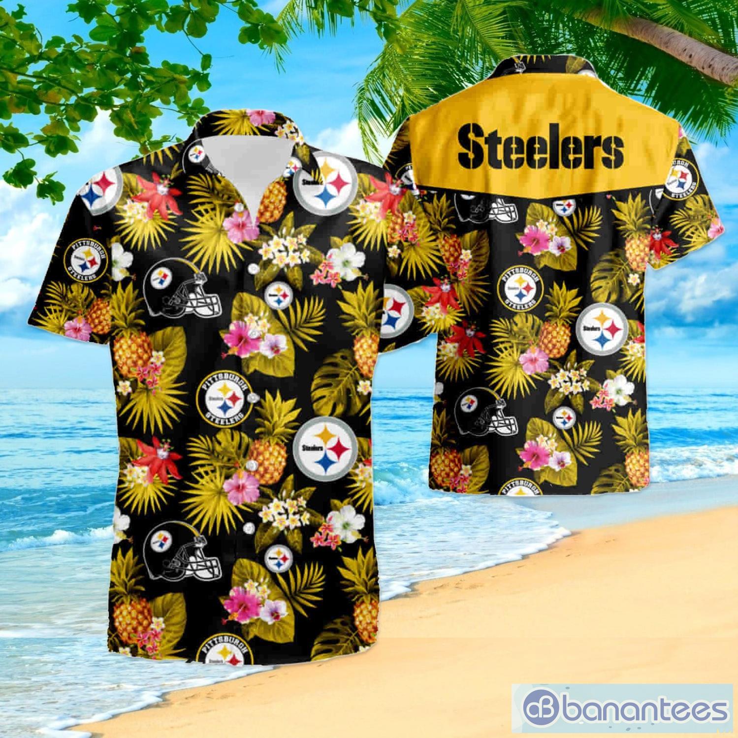 MLB Pittsburgh Pirates Hawaiian Shirt Ocean Hibiscus Custom Name For Fans  Gift - Banantees