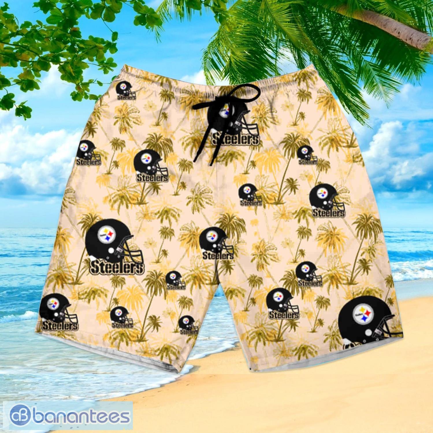 Pittsburgh Steelers Football Team Vacation Hawaiian Shirt And Short