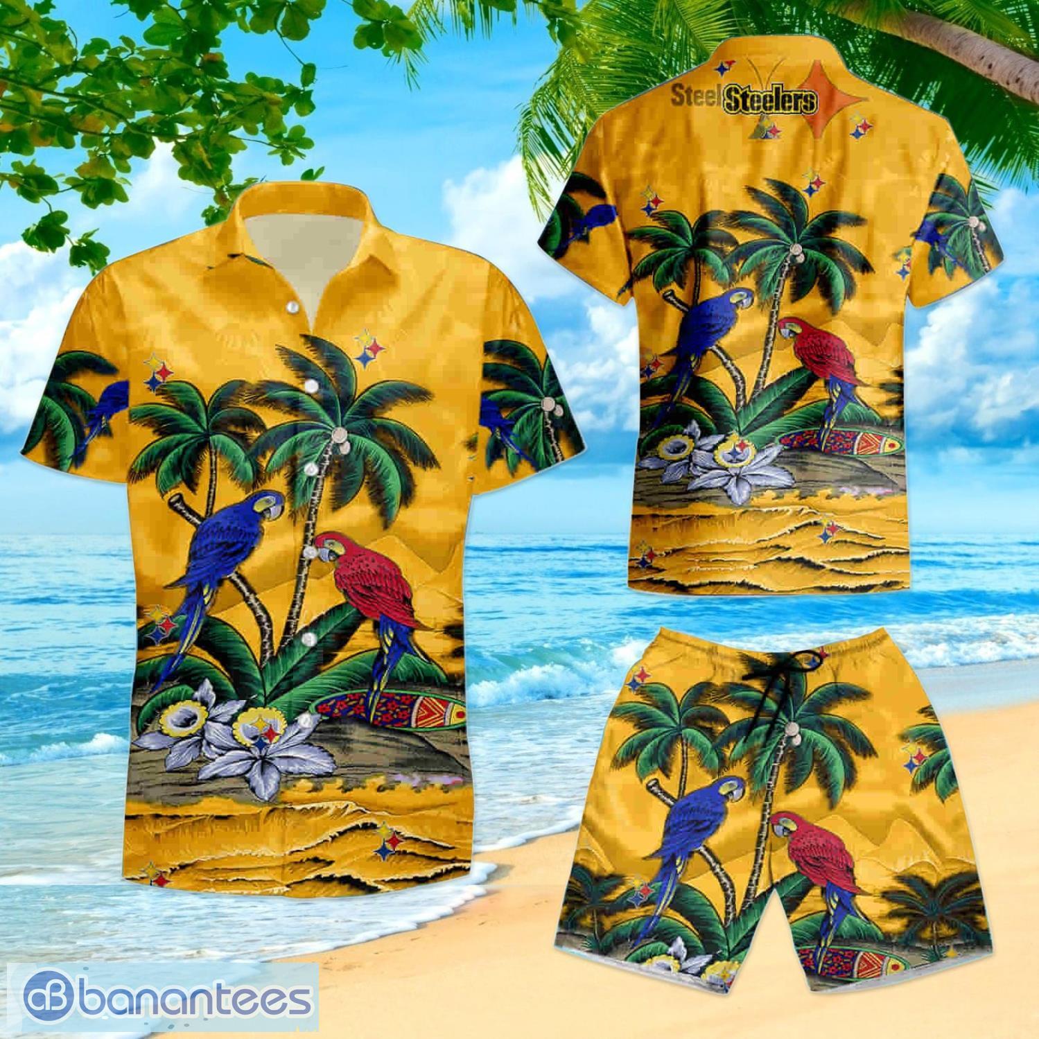 Pittsburgh Steelers Football Team Vacation Hawaiian Shirt And Short