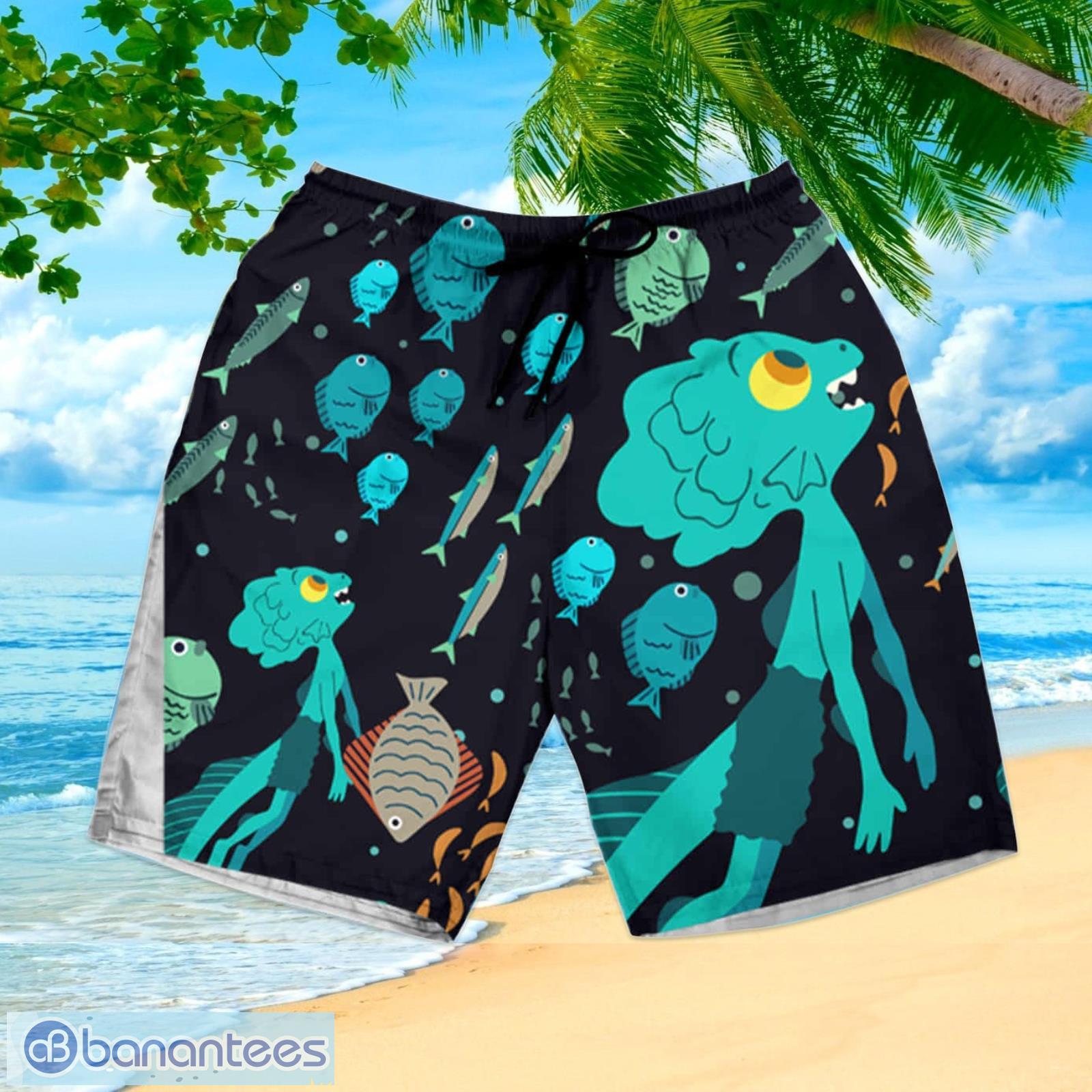 Chicago Bears Hawaiian Shorts and Shirt Summer Beach Shirt Full Over Print  - Banantees