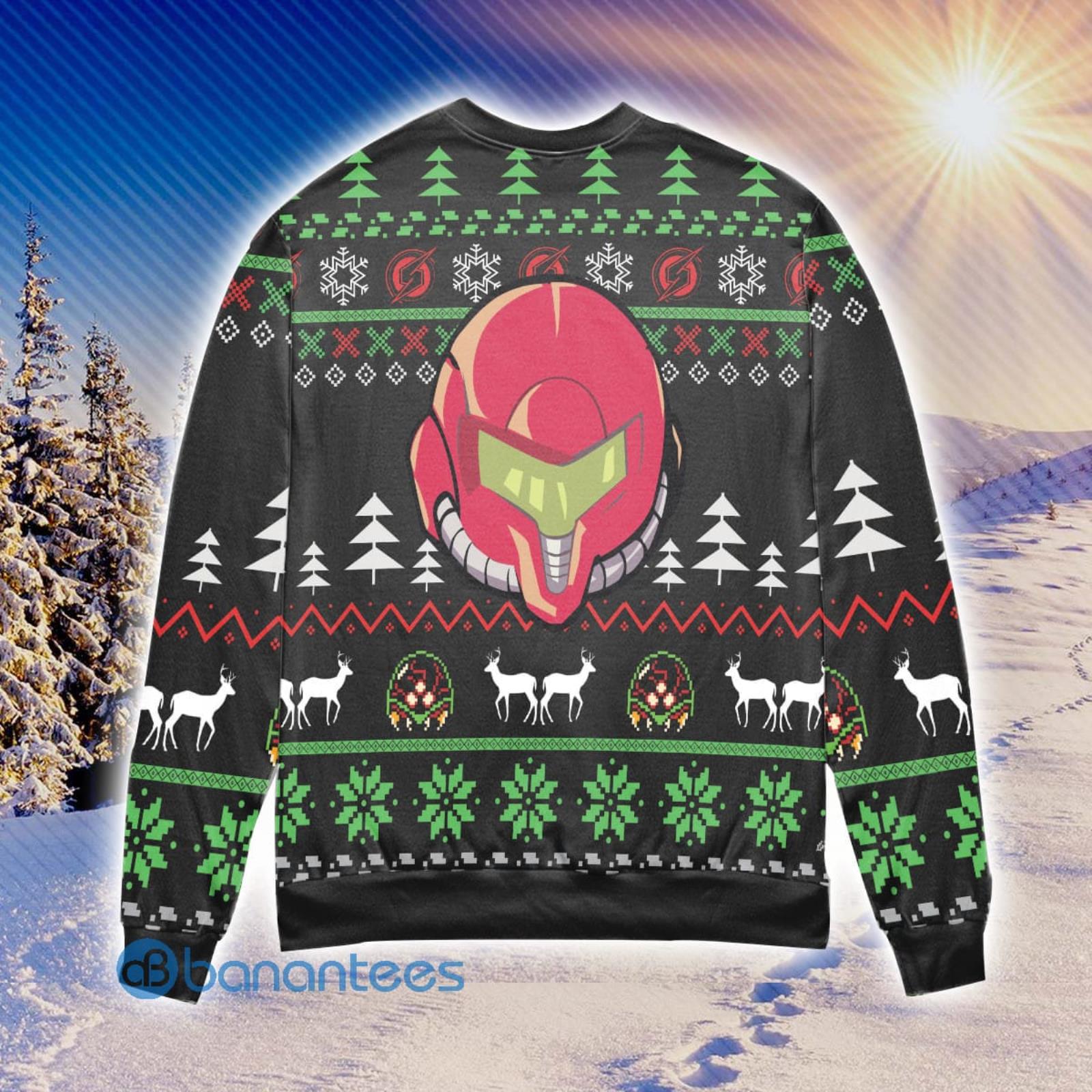 Metroid shop christmas sweater