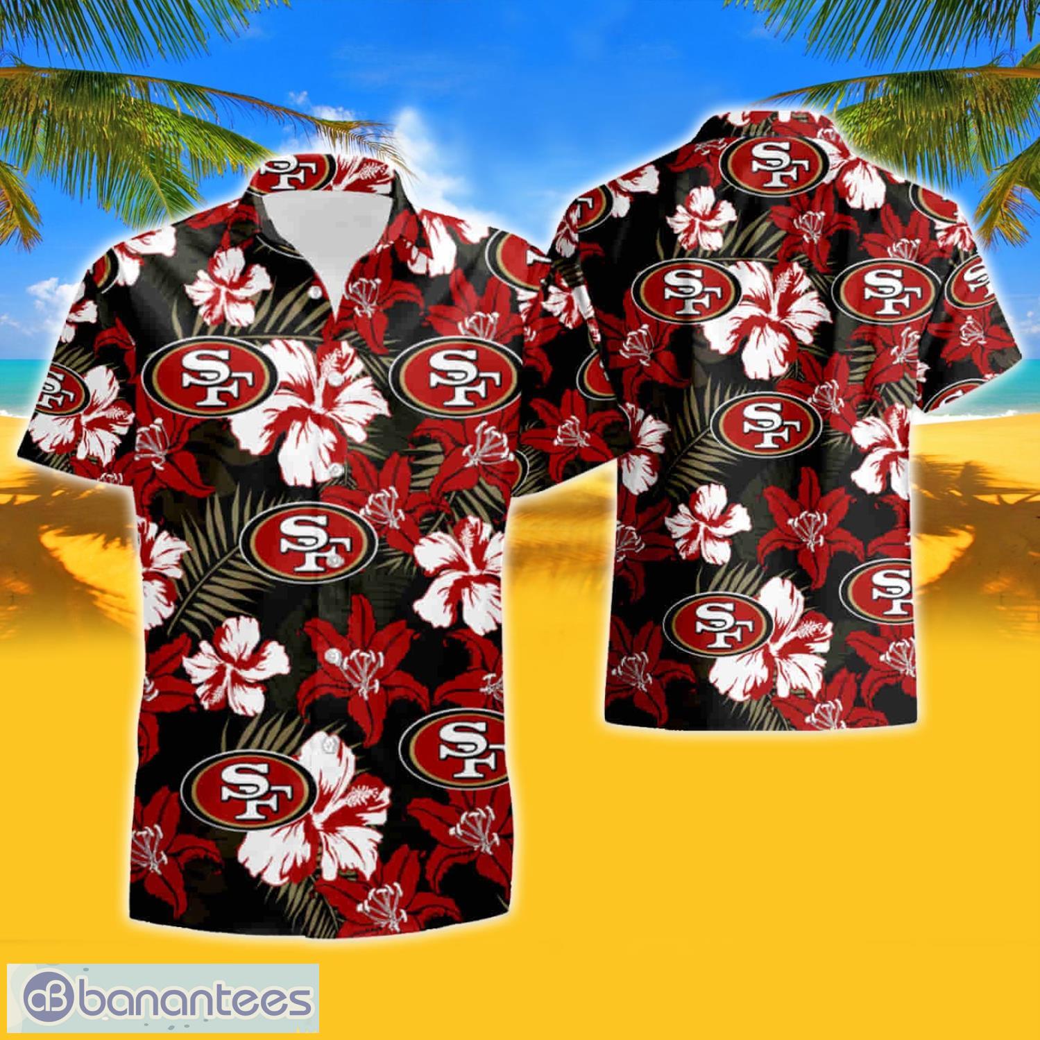 San Francisco 49ers Nfl Tommy Bahama 2023 Summer Gift Hawaiian Shirt And  Shorts - Banantees