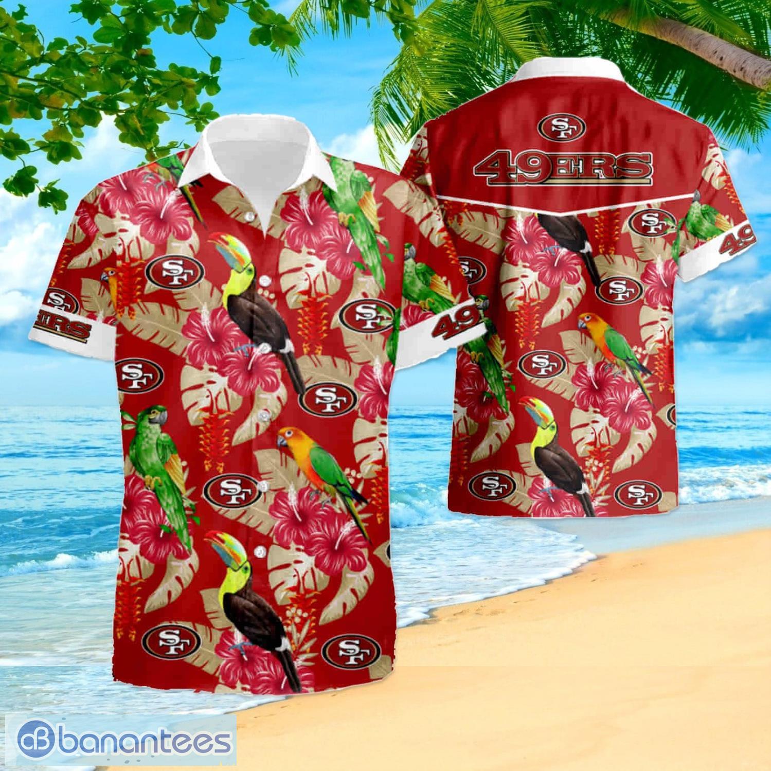 San Francisco 49ers Summer Hawaiian Shirt And Shorts - Banantees