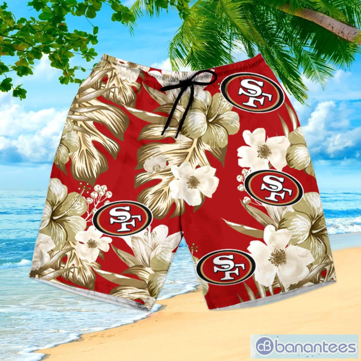 San Francisco 49ers Tropical Skull NFL Beach Hawaiian Shirt Men And Women  For Fans Gift - Banantees