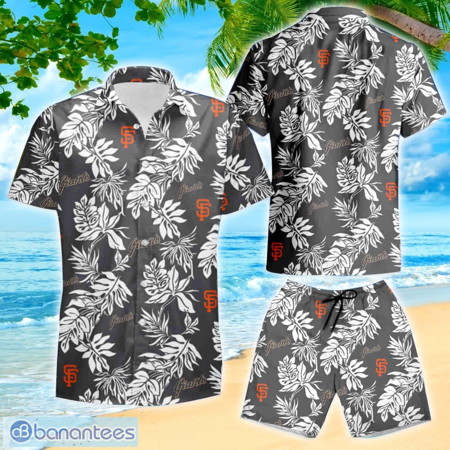 San Francisco Giants Hawaiian Shirt And Shorts Summer Beach Lover -  Banantees