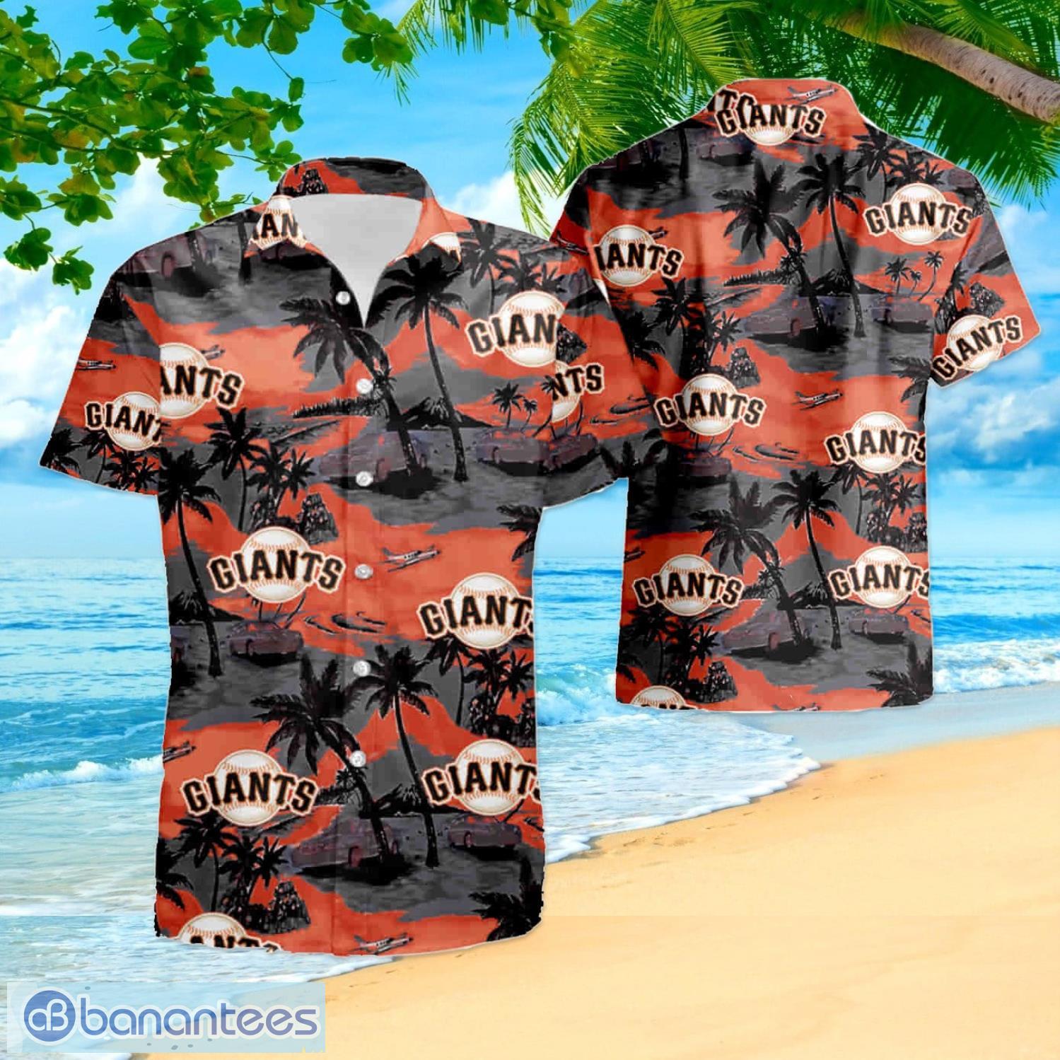MLB San Francisco Giants Custom Name Number Style Hawaiian Shirt
