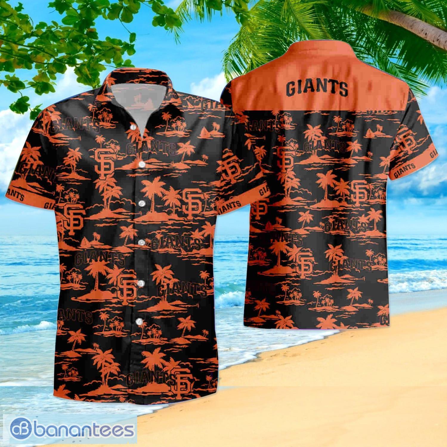 San Francisco Giants Hawaiian Retro Logo MLB Summer Beach Men And Women  Gift For Fans - Banantees