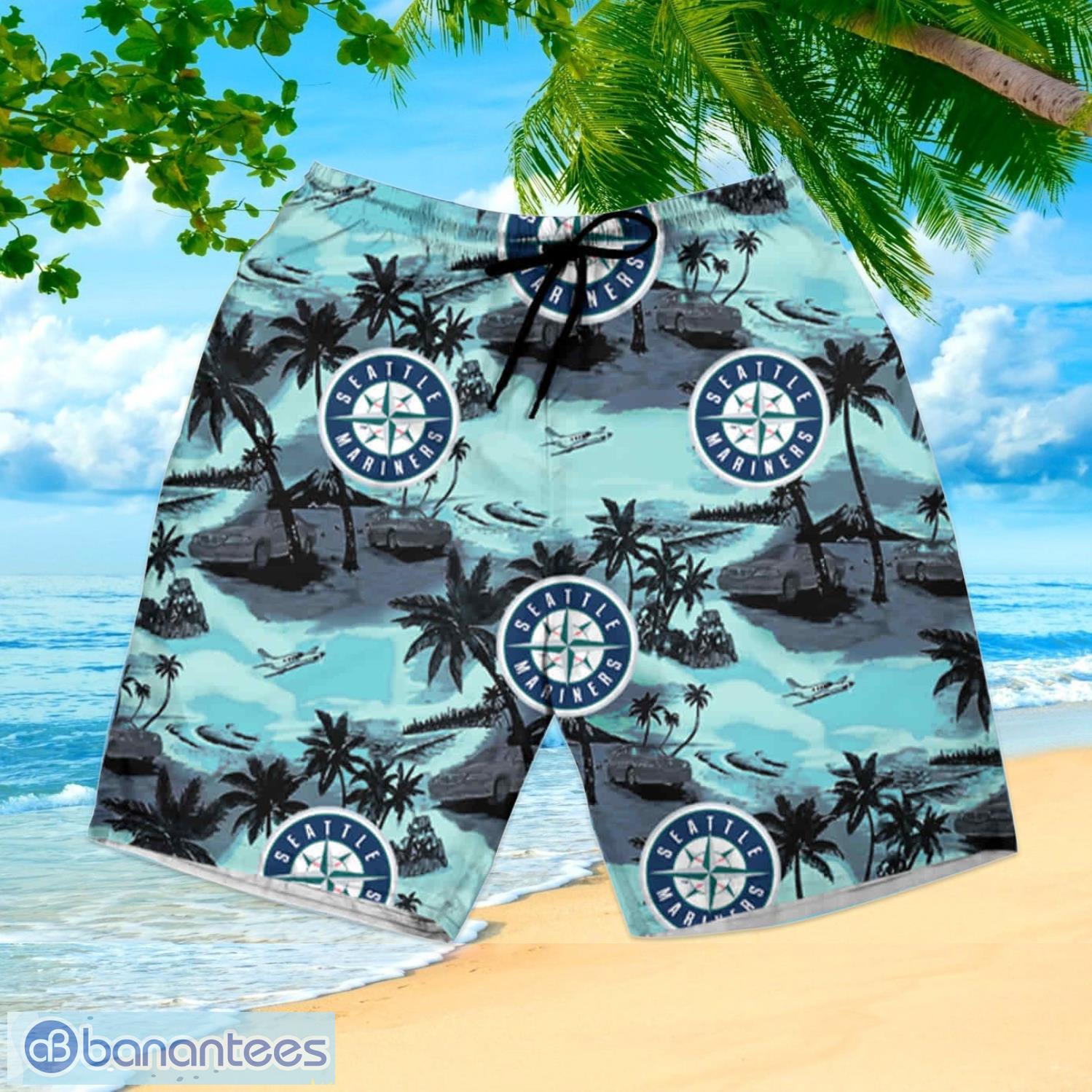 Seattle Mariners Mlb Summer Hawaiian Shirt And Shorts - Banantees