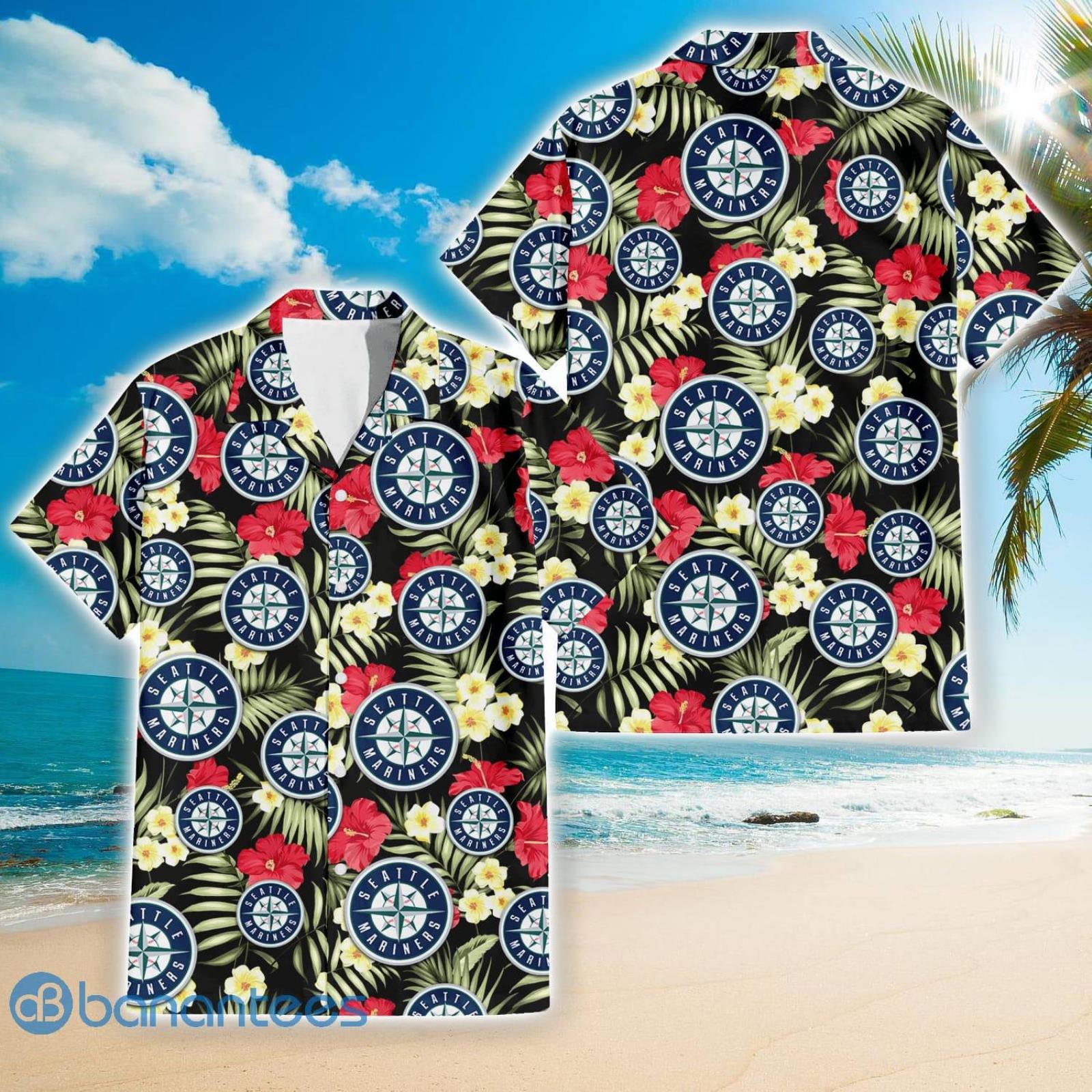 Seattle Mariners MLB Flower Tropical Hawaiian Shirt Summer Gift