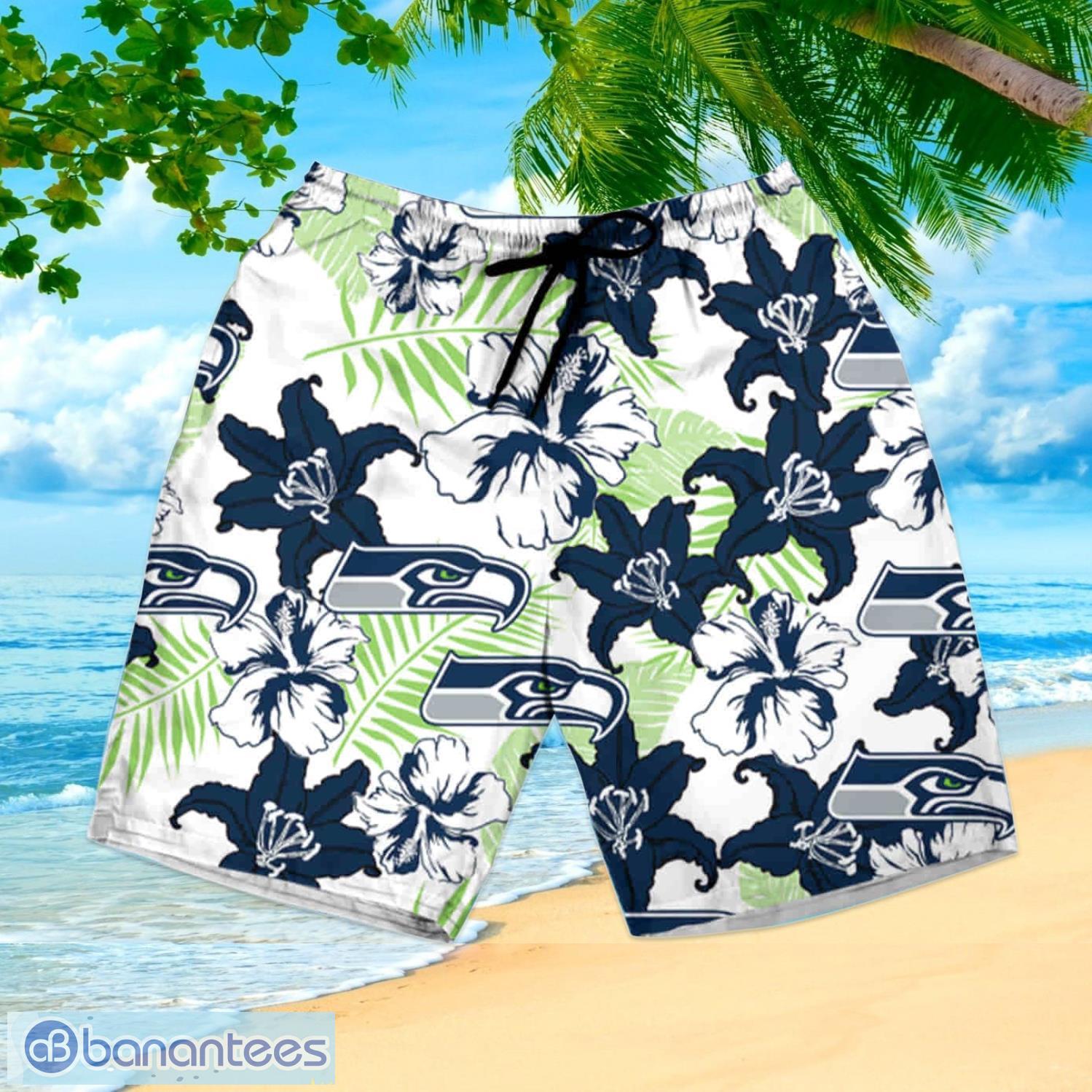 Seattle seahawks NFL Design 4 Beach Hawaiian Shirt Men And Women For Fans  Gift - Banantees