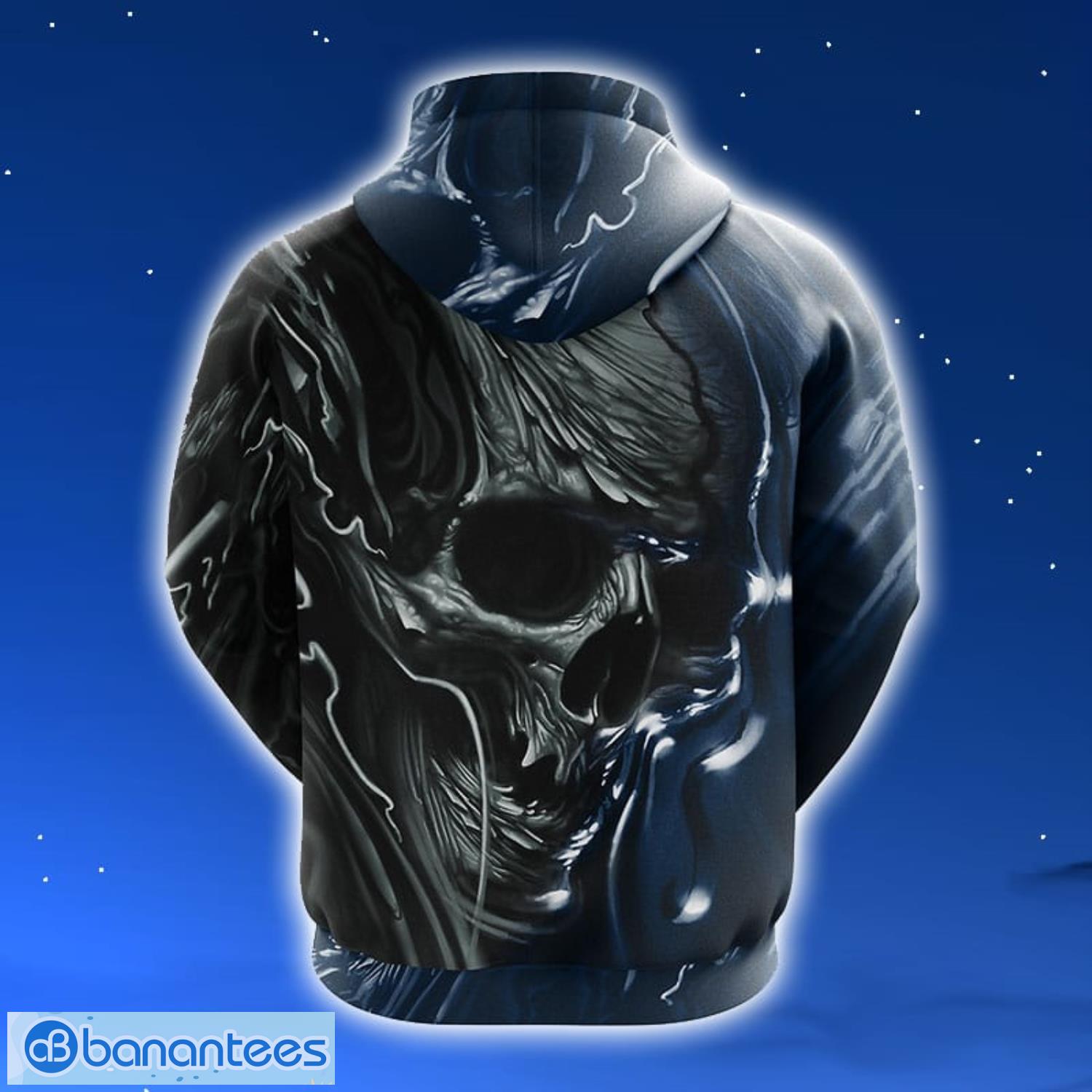 Seattle Seahawks NFL Skull Blue 3D Hoodie Zip Hoodie For Men And Women  Sport Gift - Banantees