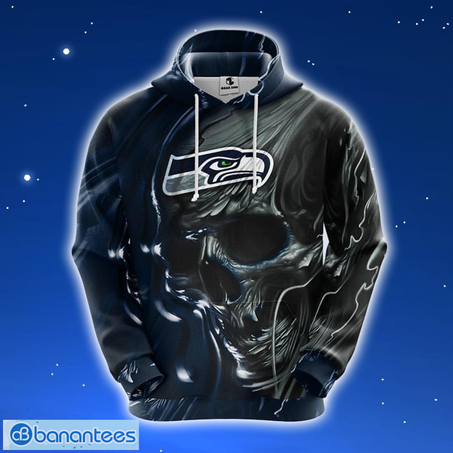 Seattle Seahawks 3D Hoodie 3D gift for Xmas Gift For Mens - Banantees