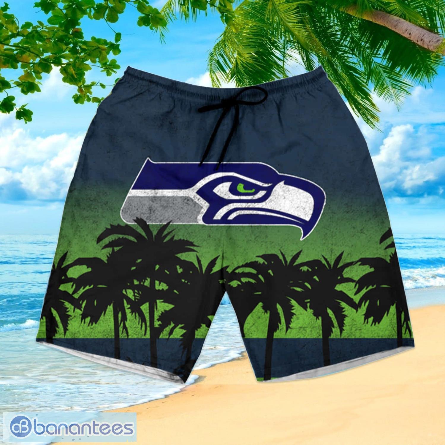 Seattle Seahawks Nfl Summer Hawaiian Shirt And Shorts - Banantees