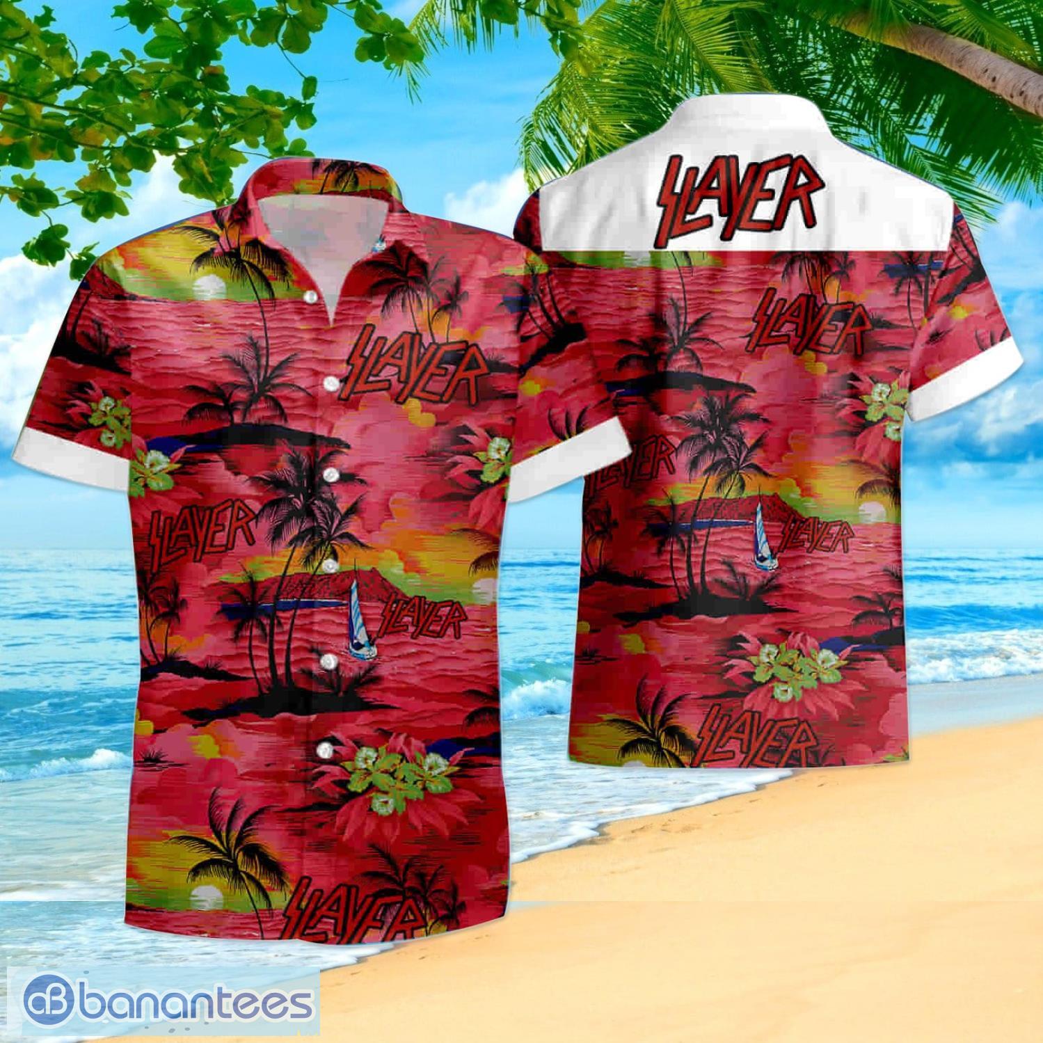 Boston Red Sox MLB Mens Floral Hawaiian Shirt - Banantees