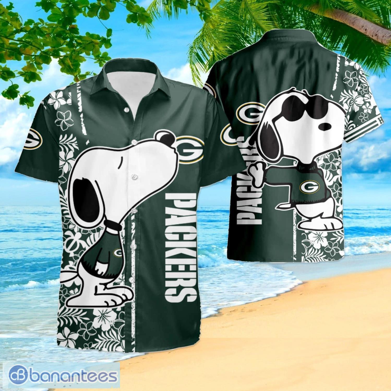 Green Bay Packers Tropical Hawaiian Shirt And Shorts Summer Beach Set -  Banantees