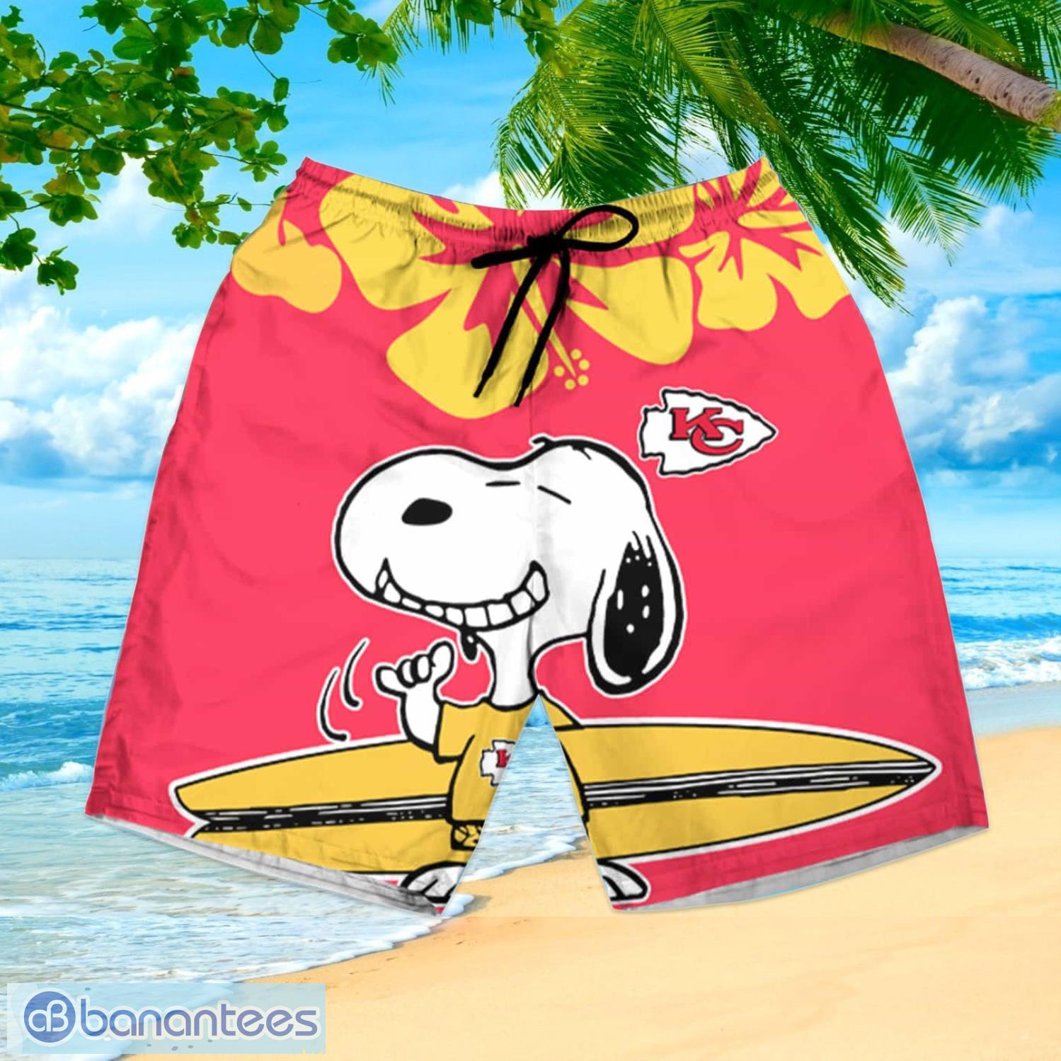 Cool Snoopy Kansas City Chiefs Hawaiian Shirt Summer Beach Gift