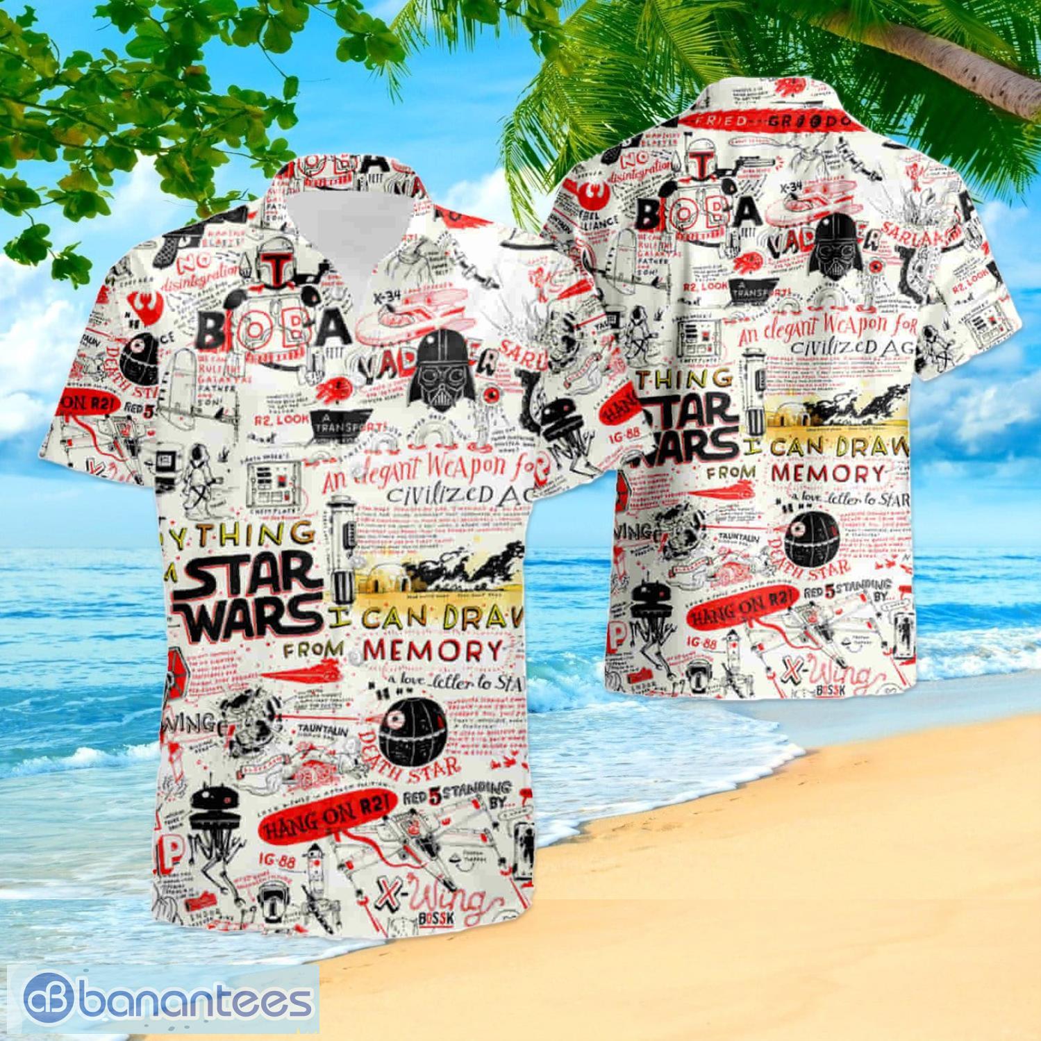 Star Wars 3D Hawaiian Shirts Gift For Men And Women - Banantees