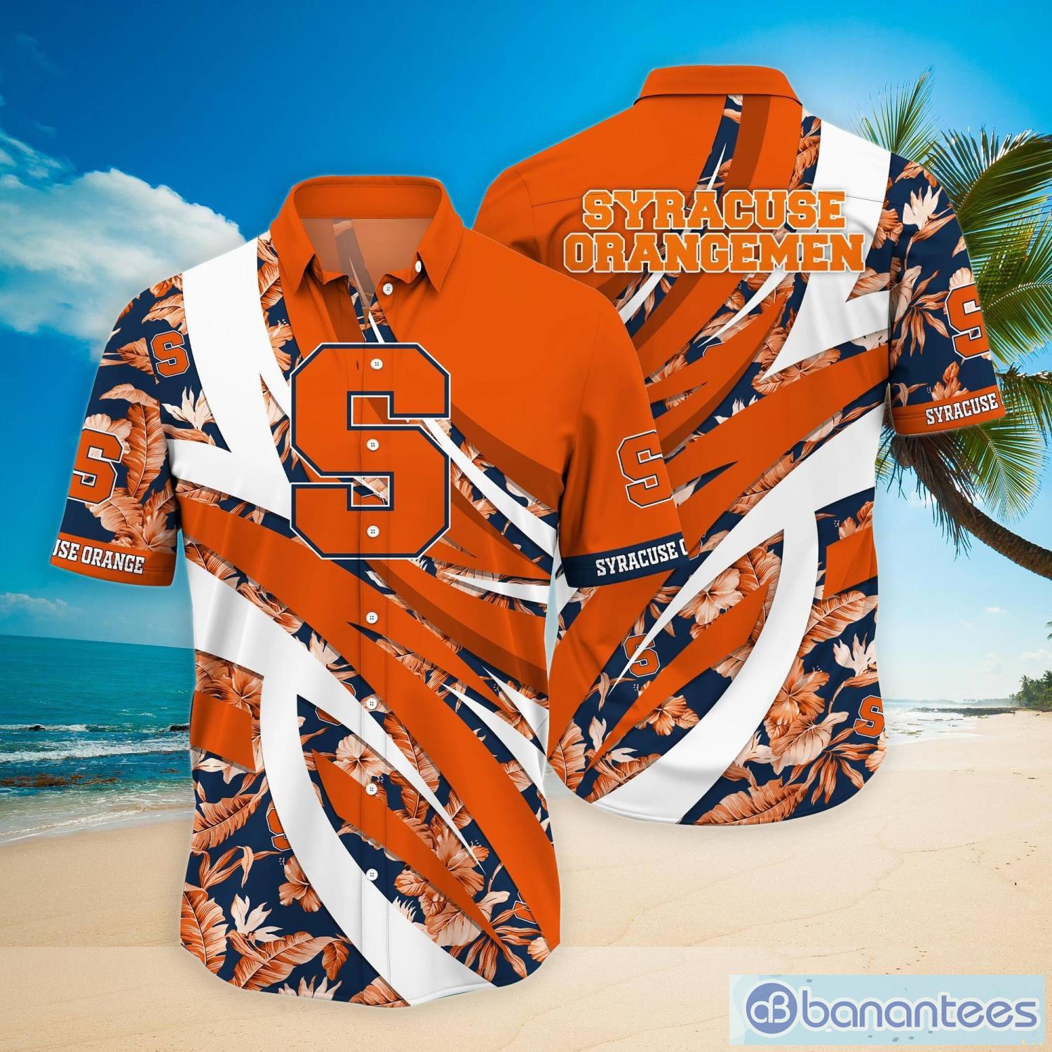 Orange,Orange Beach Shirt, Orange Summer Hawaiian Shirt - Banantees