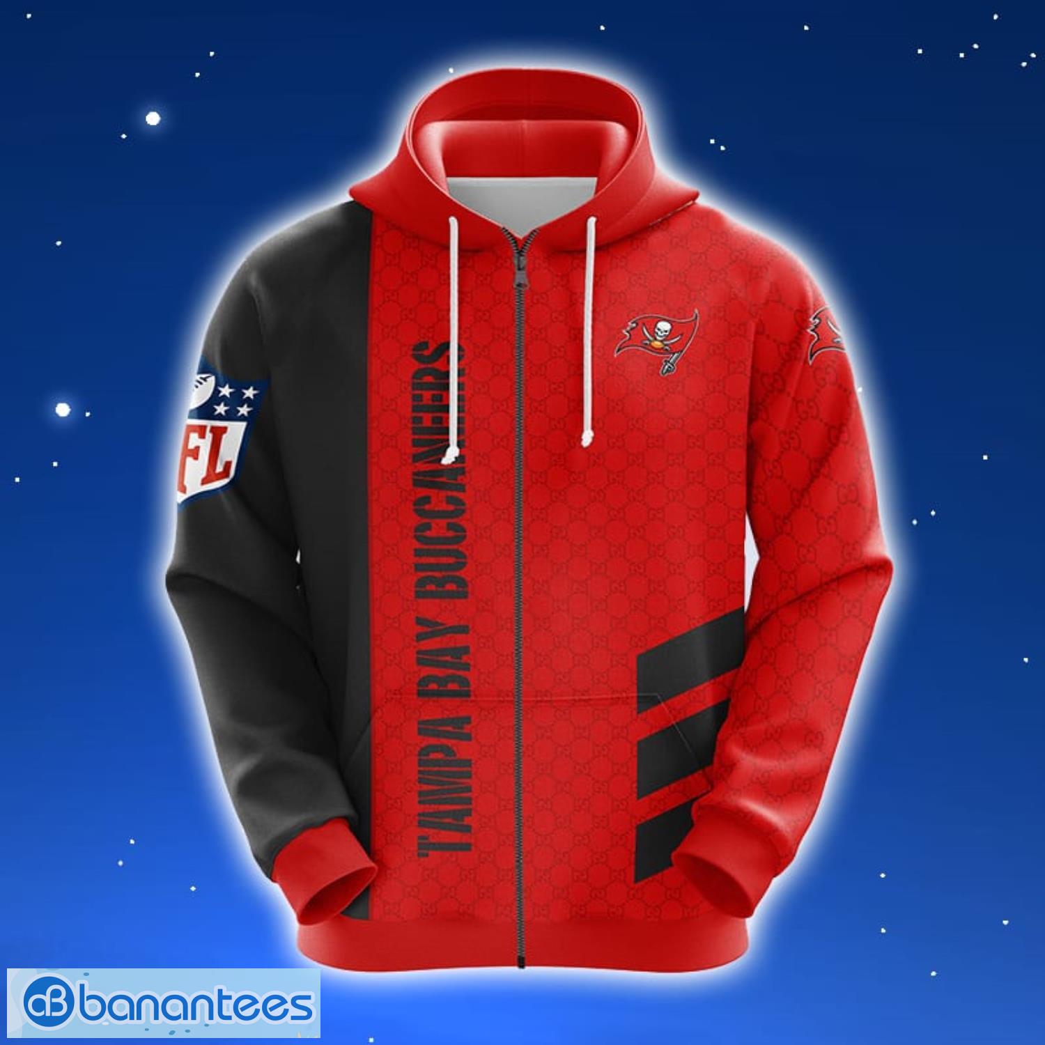 Tampa Bay Buccaneers NFL Red 3D Hoodie Zip Hoodie For Men And Women Sport  Gift - Banantees