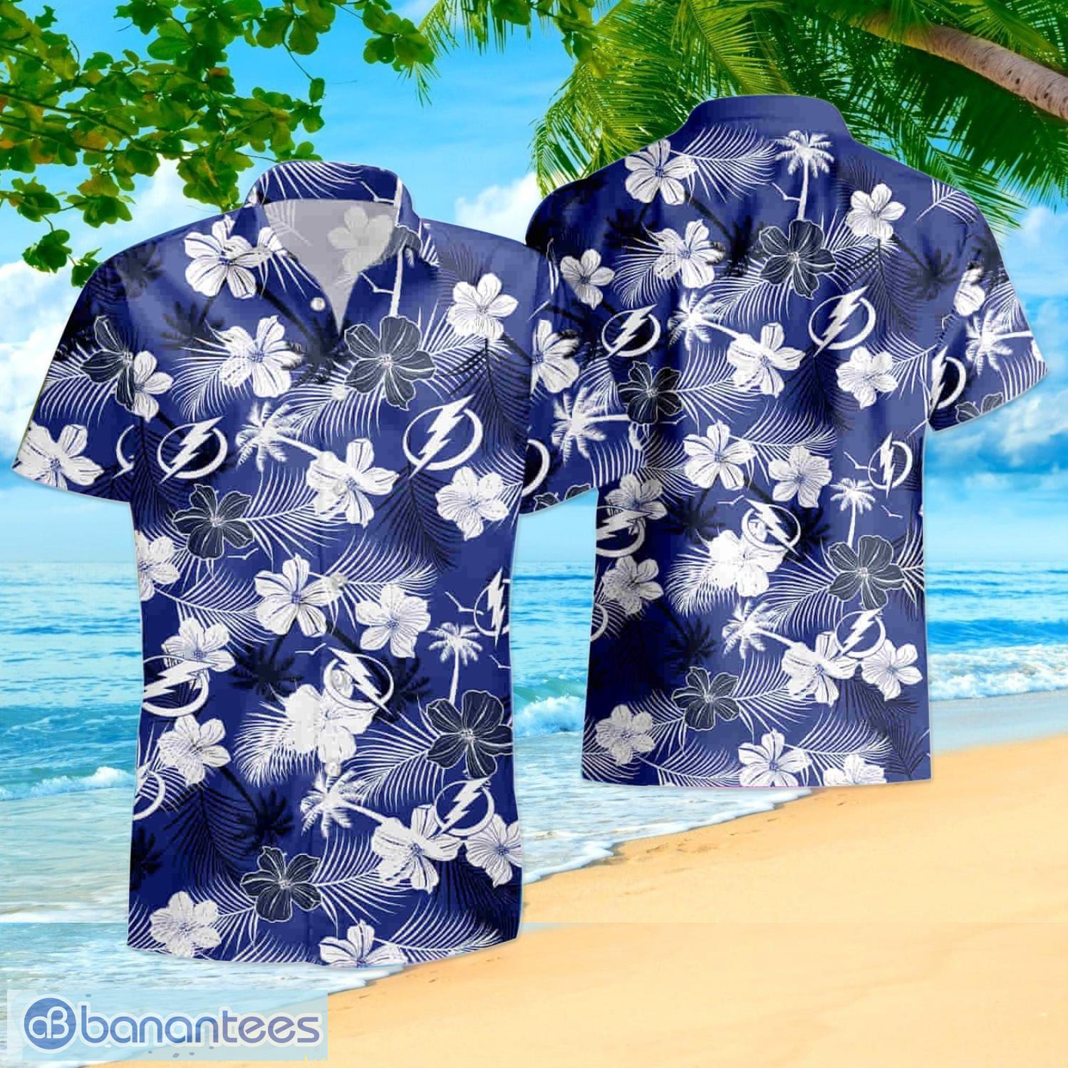 Tampa Bay Lightning Nhl Summer Gift Hawaiian Shirt And Shorts - Banantees