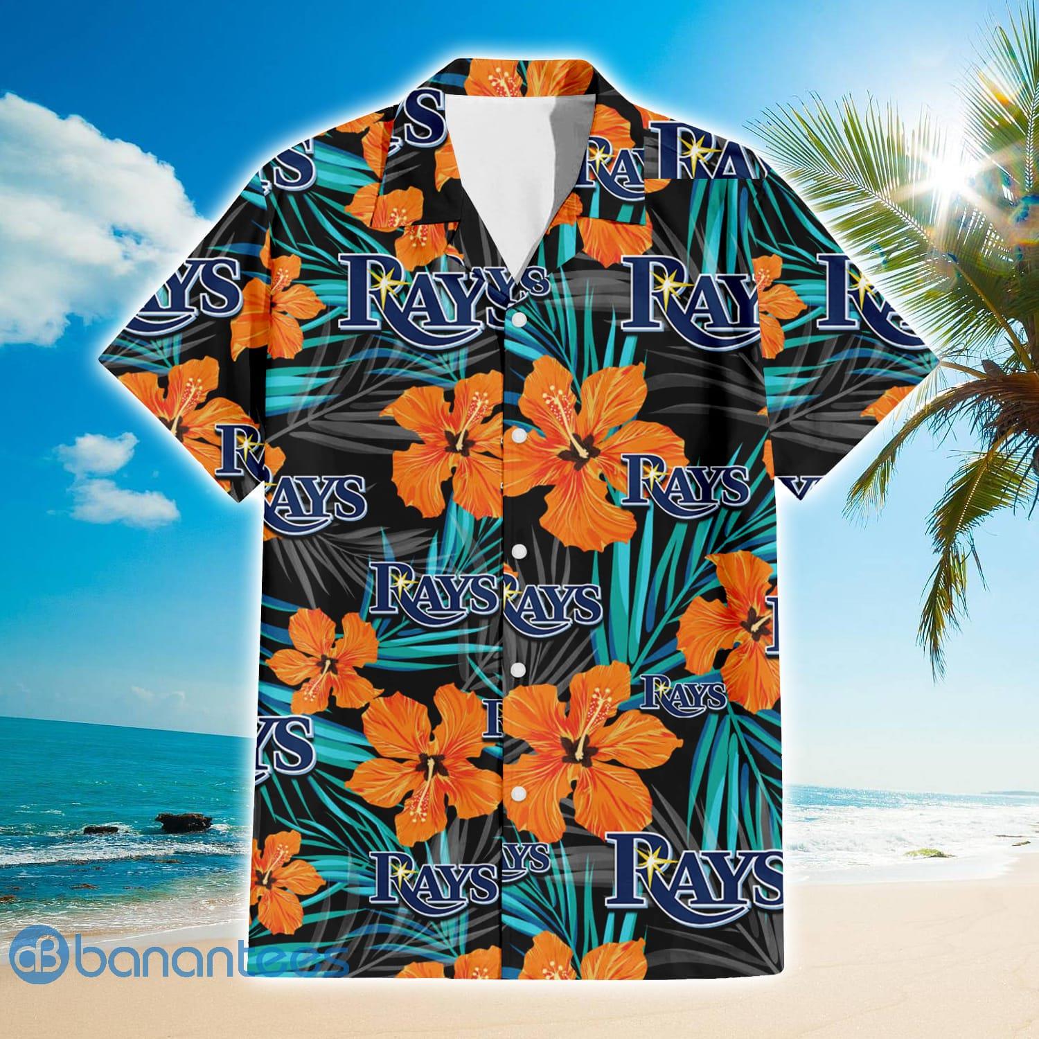 Rays Hawaiian Shirt Tampa Bay Rays Hibiscus Custom Hawaiian Shirts