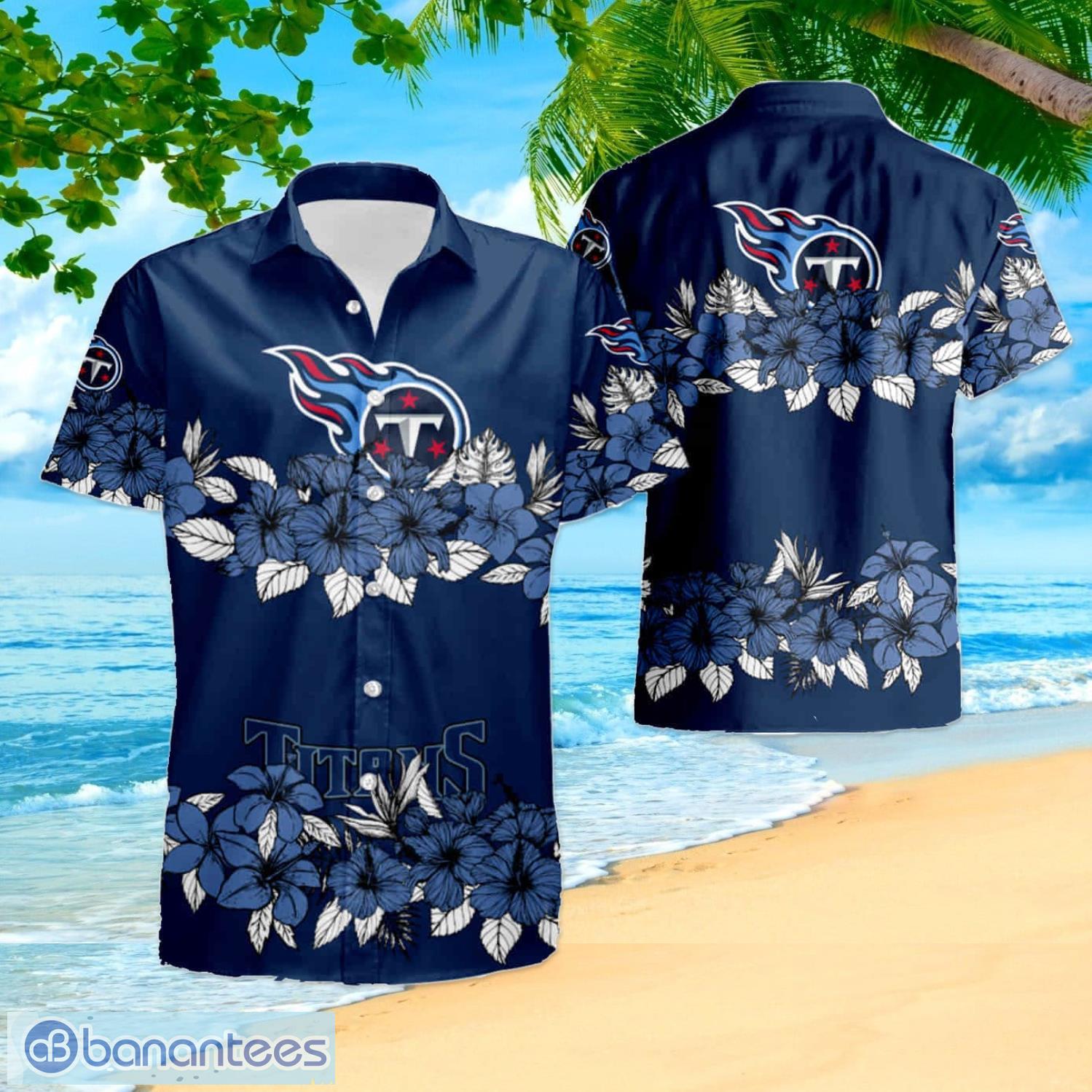 Tennessee Titans Hawaiian Shirt And Shorts Summer Vacation Gift - Banantees