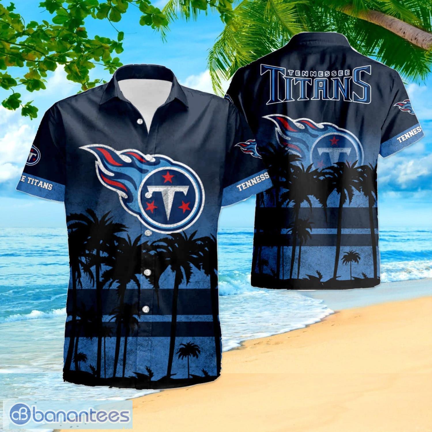 Tennessee Titans Logo Dark Hoodies Full Over Print - Banantees