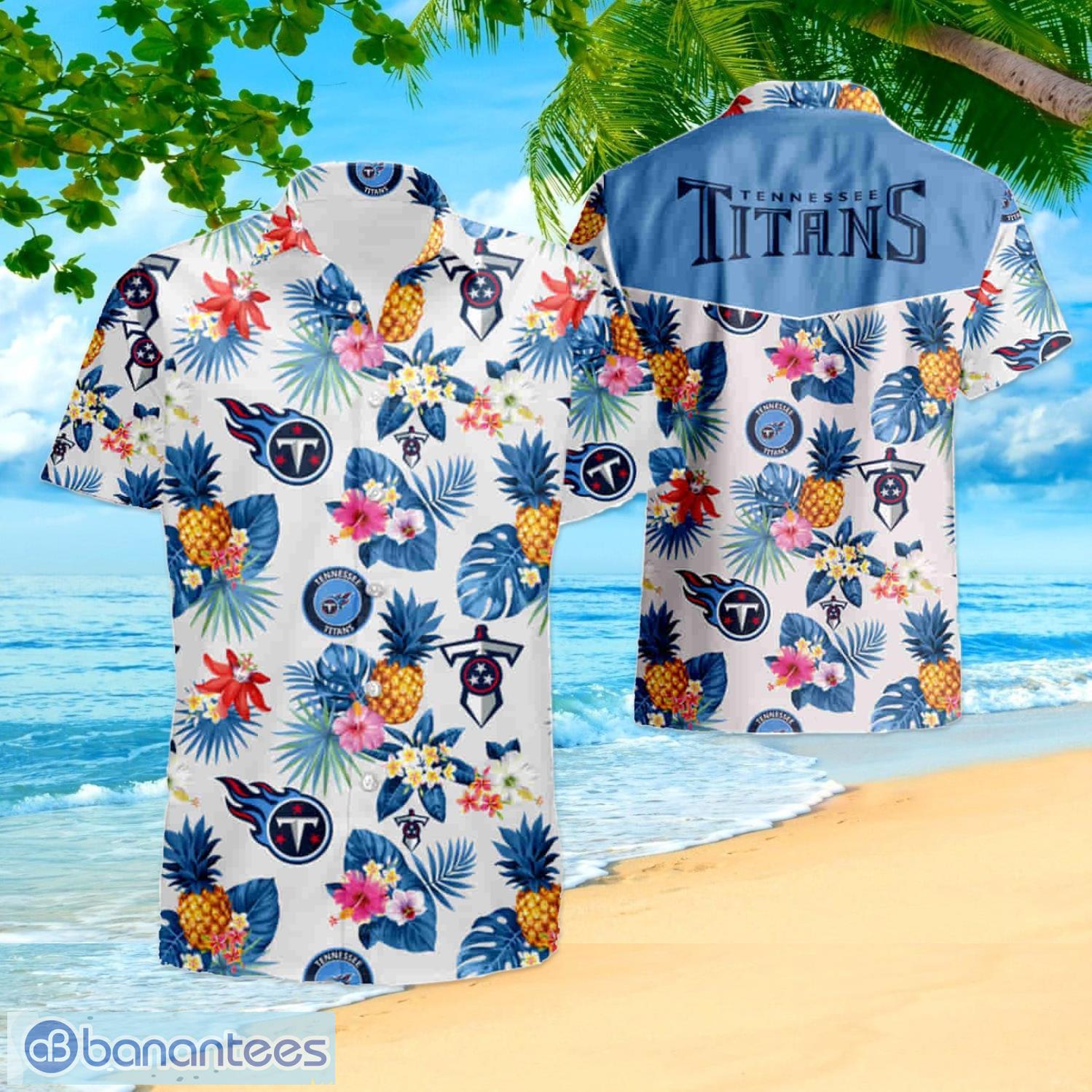 Tennessee Titans Hawaiian Shirt And Shorts Summer Vacation Gift