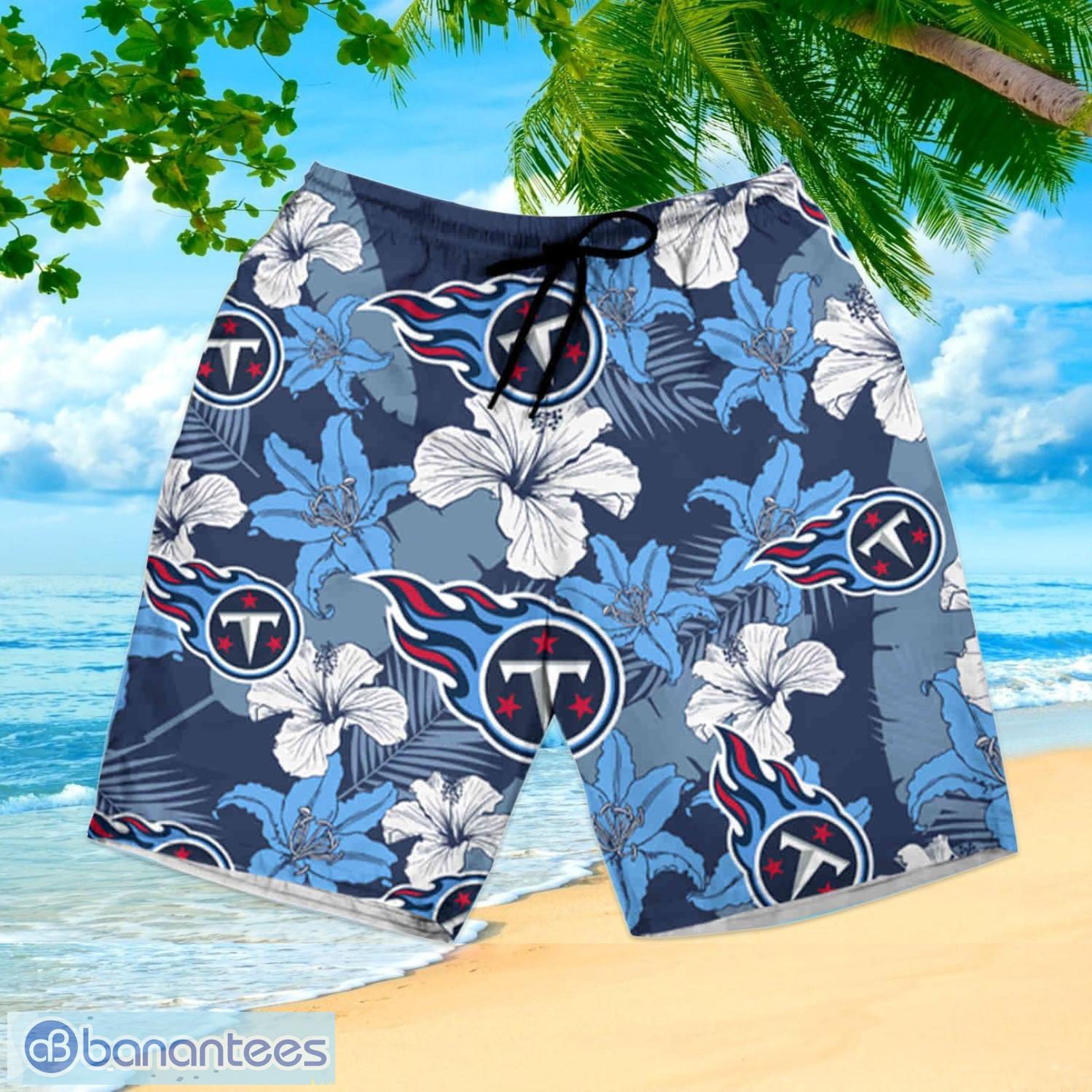 Tennessee Titans Hawaiian Shirt And Shorts Summer Vacation Gift