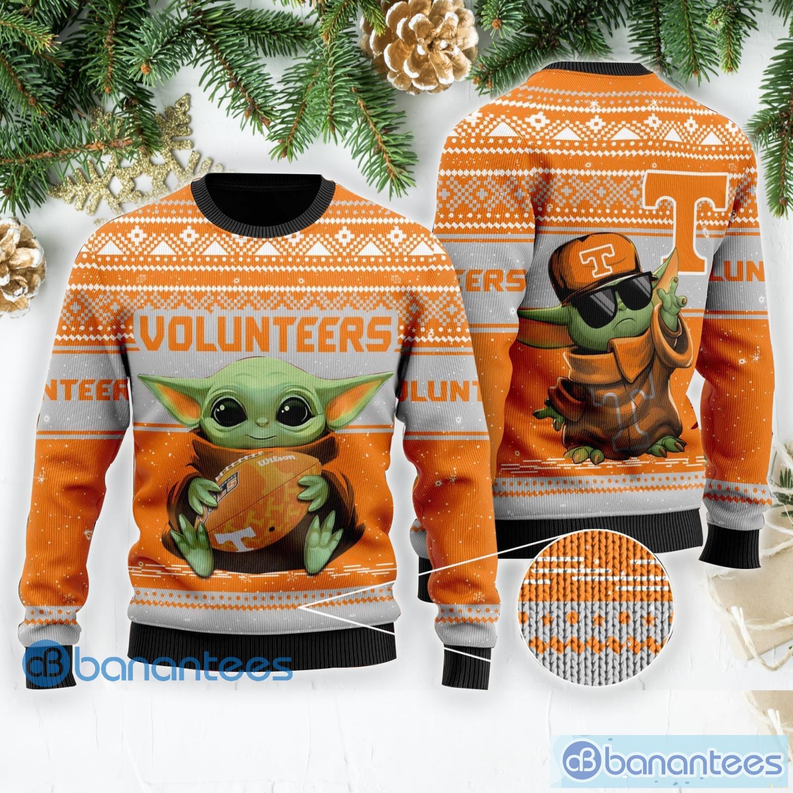 Washington Redskins Cute Baby Yoda Star Wars Ugly Christmas Sweater