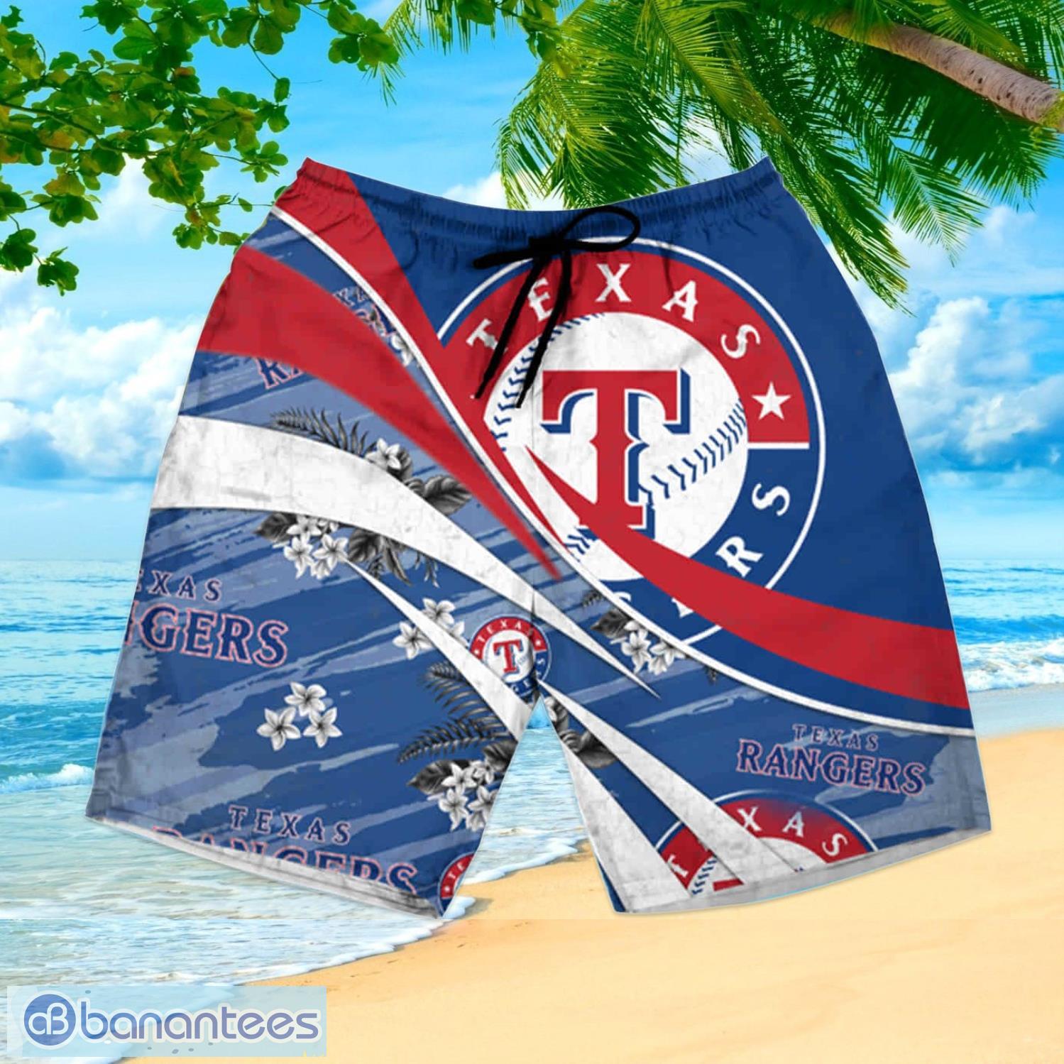 Texas Rangers Hawaiian Shirt And Shorts - EmonShop - Tagotee