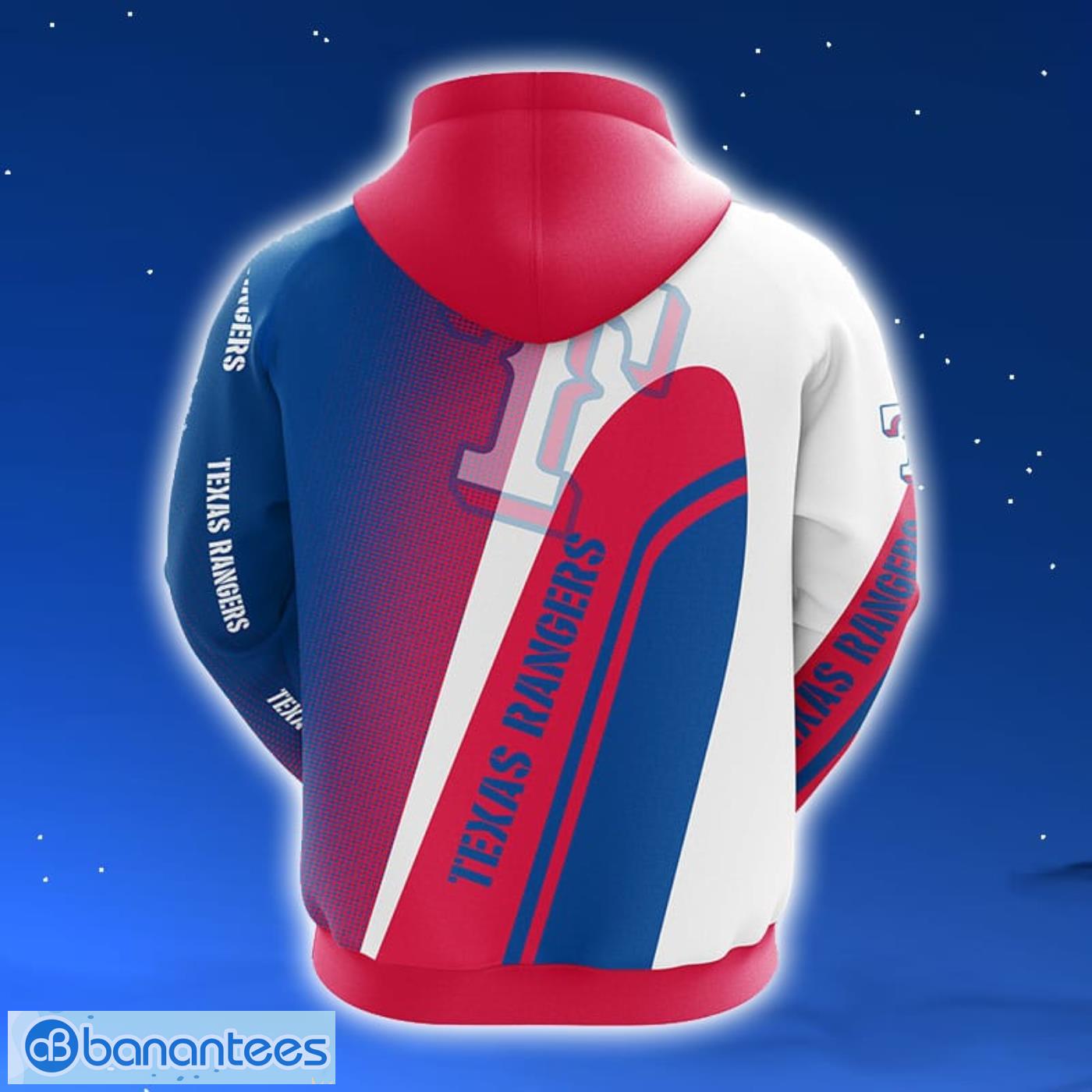 Texas Rangers MLB Red Unisex 3D Hoodie Zip Hoodie For Men And Women Sport Gift Product Photo 2