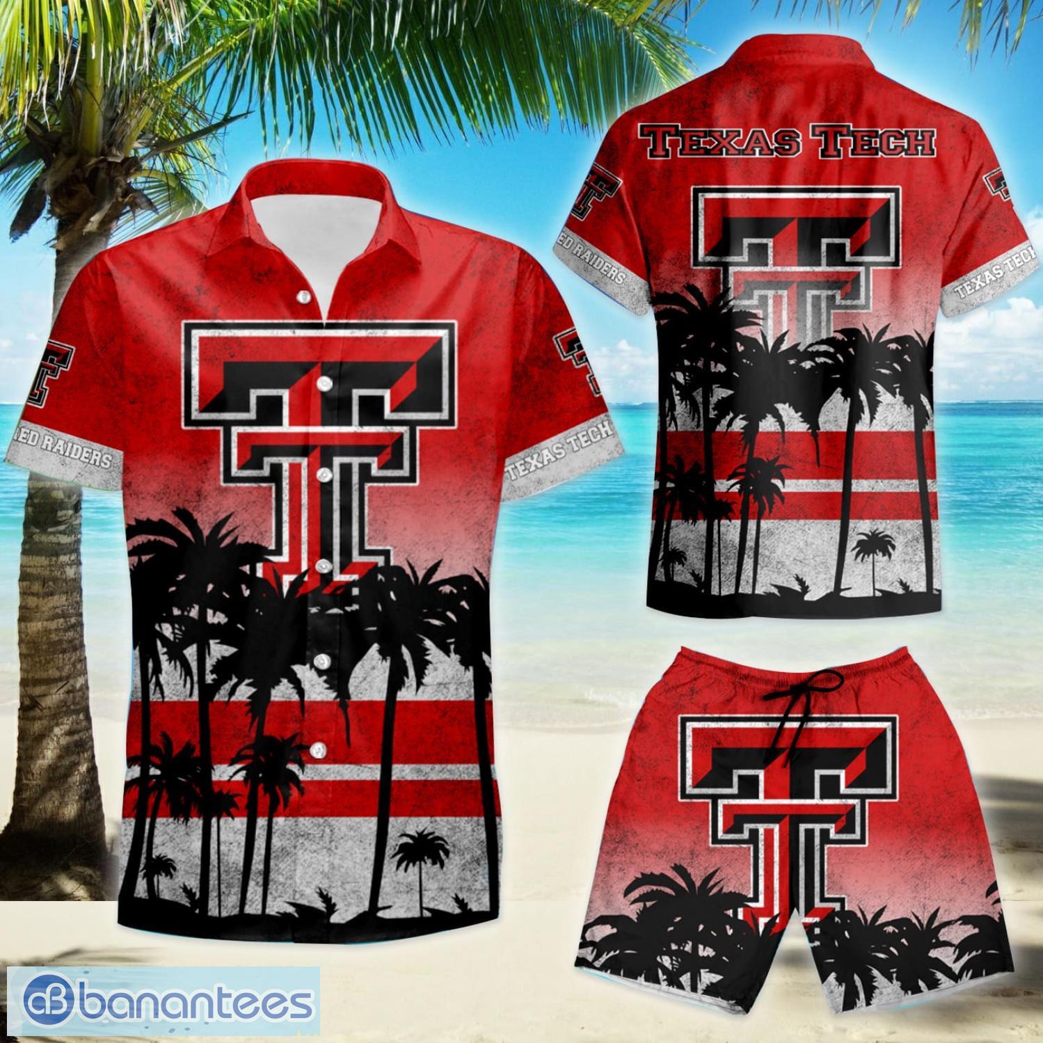 Texas Tech Red Raiders Best Dad Custom Name Hawaiian Shirt And Short Summer  Gift