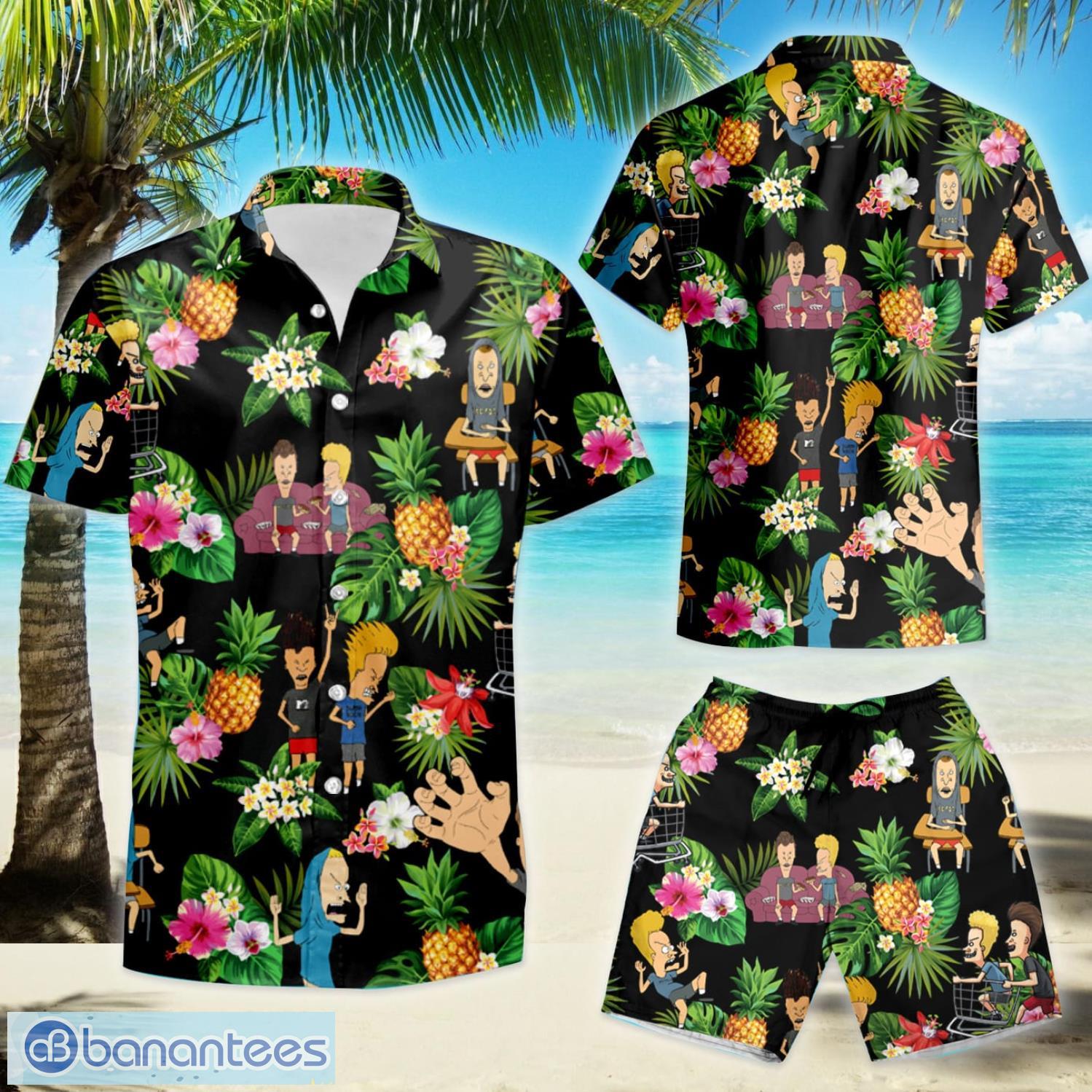 Mlb Boston Red Sox Short Sleeve Aloha Hawaiian Shirt And Shorts Beach Gift  - Banantees