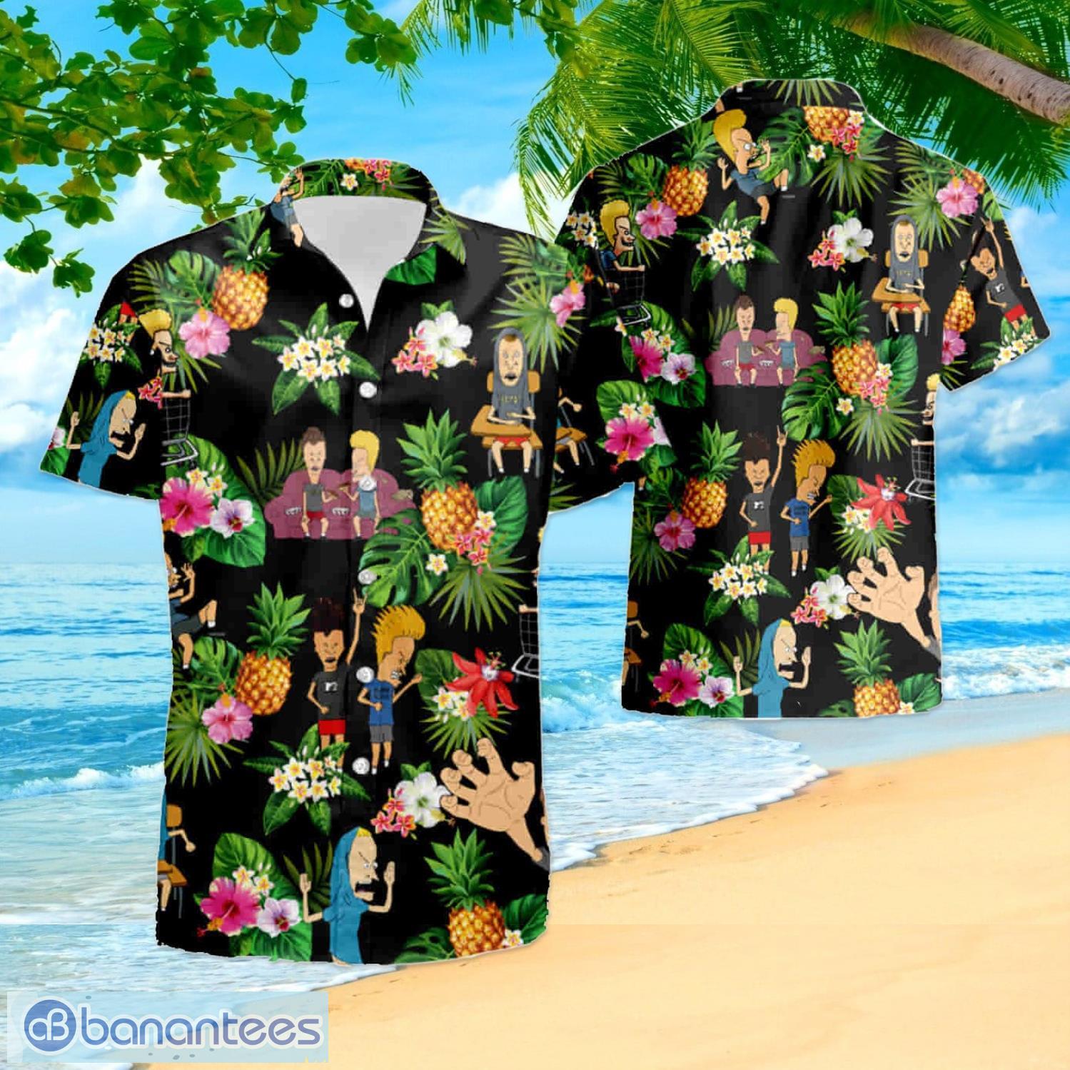 The Beavis And Butt Head Tv Show Short Sleeve Aloha Hawaiian Shirt And Shorts Beach Gift Product Photo 1