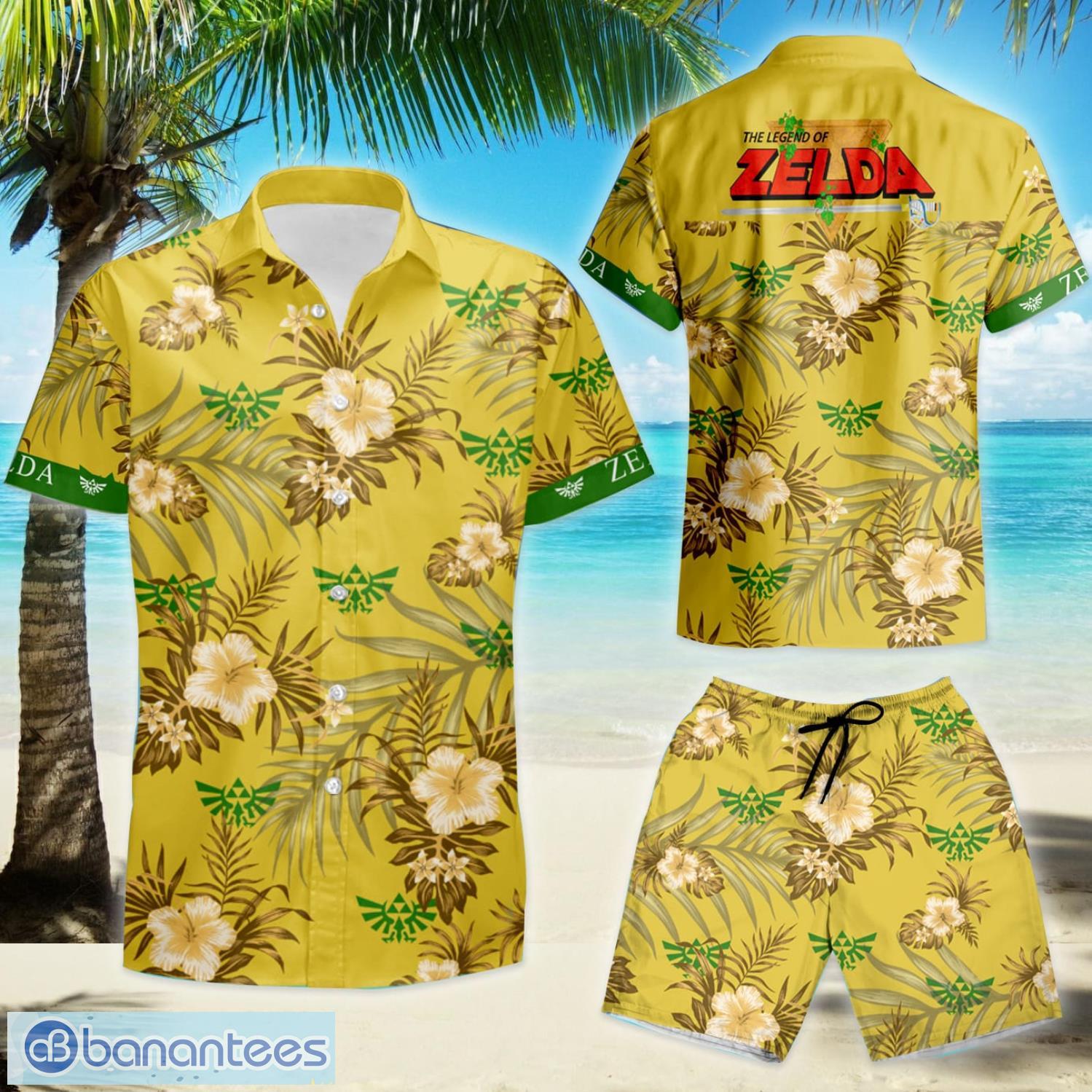 The Legend Of Zelda All Zelda Characters Tropical Hawaiian Shirt