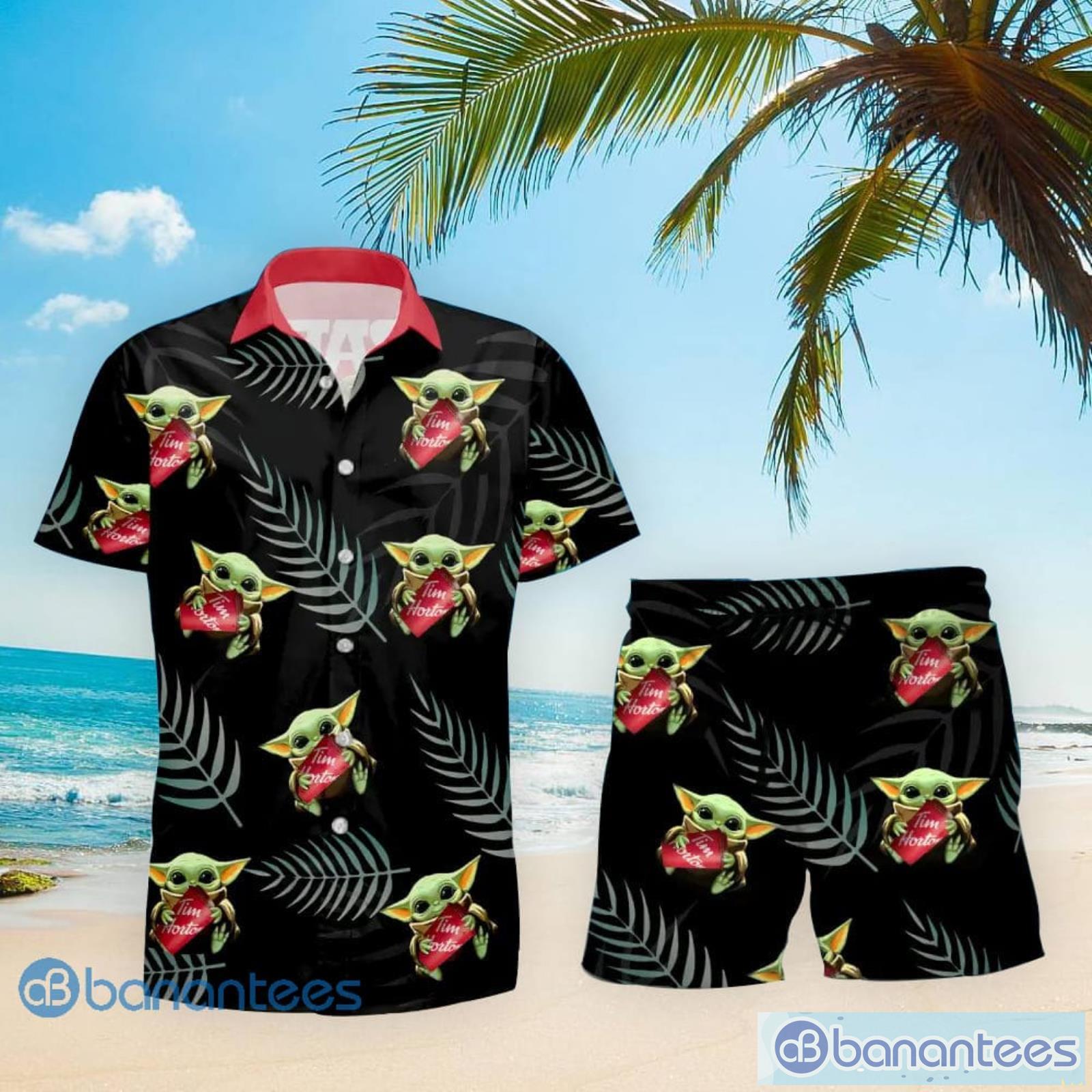 Chicago White Sox Baby Yoda Lover Tropical Style Hawaiian Shirt And Shorts  - Banantees